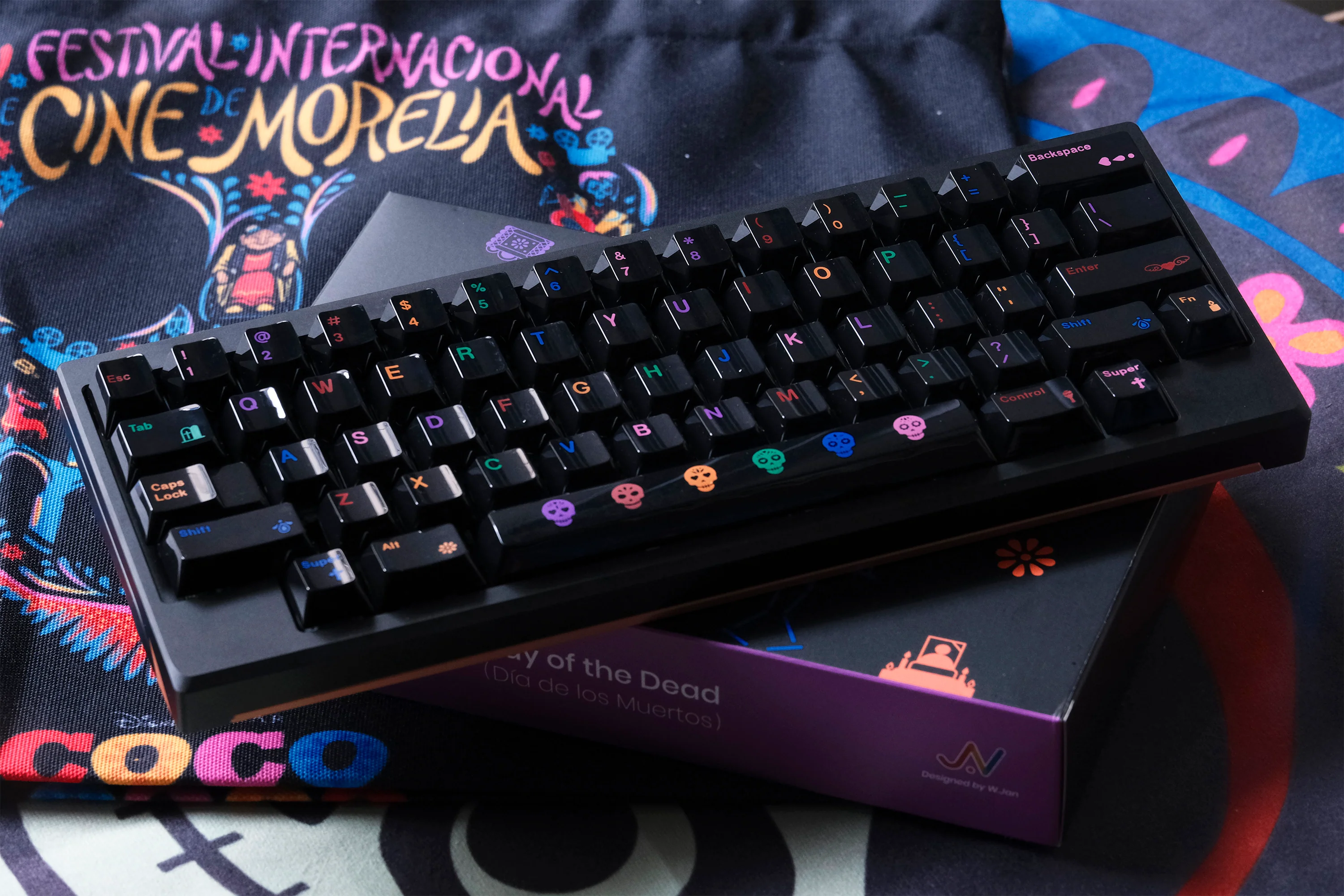 80 Retros Día de Muertos PBT Keycap Set
