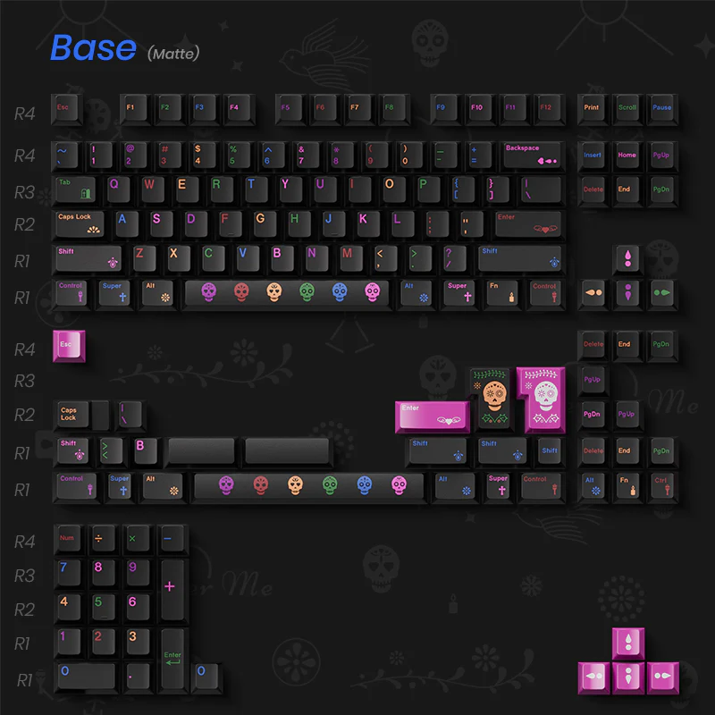 80 Retros Día de Muertos PBT Keycap Set - Image 11
