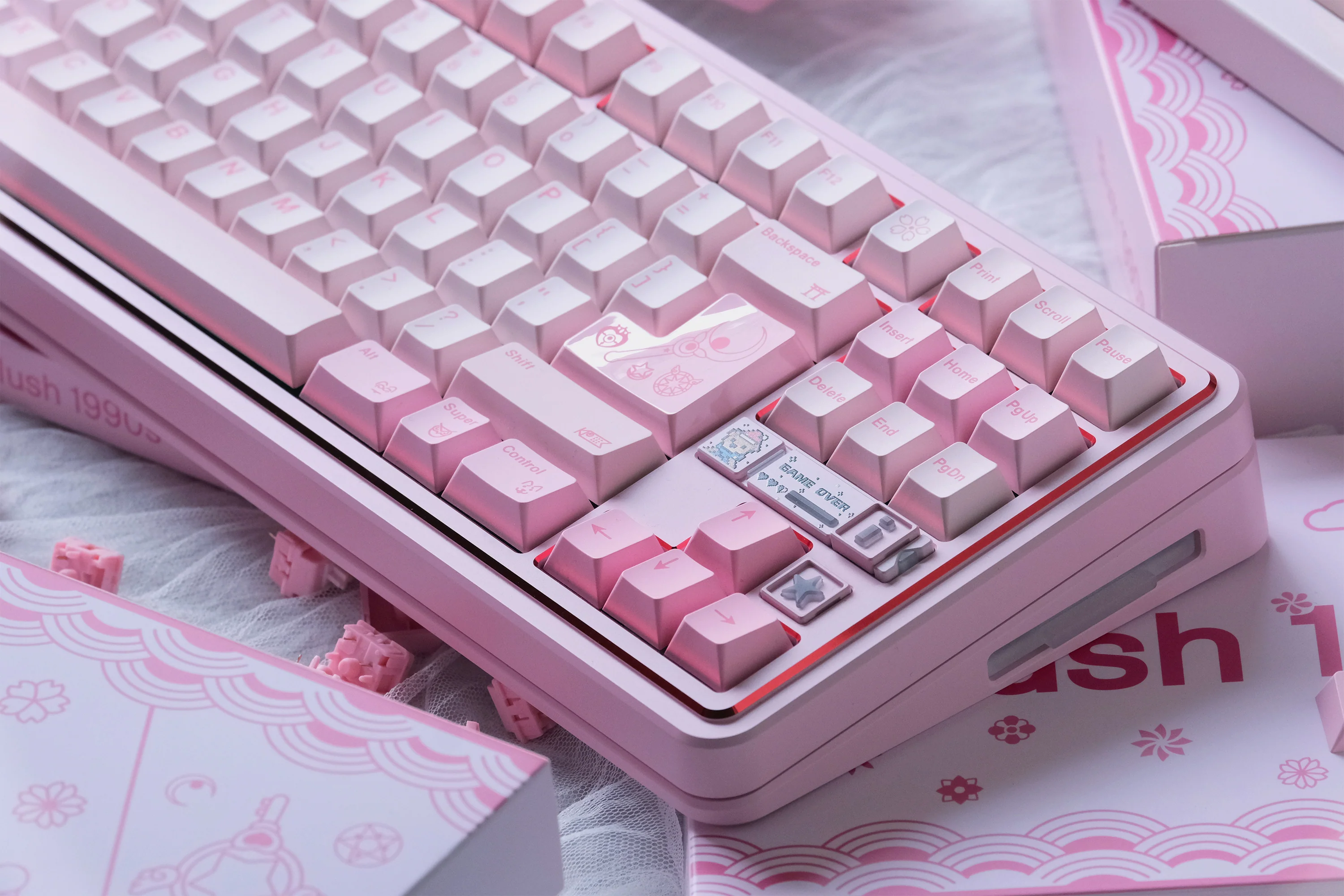 80Retros Blush 1990s PBT Keycap Set - Image 2