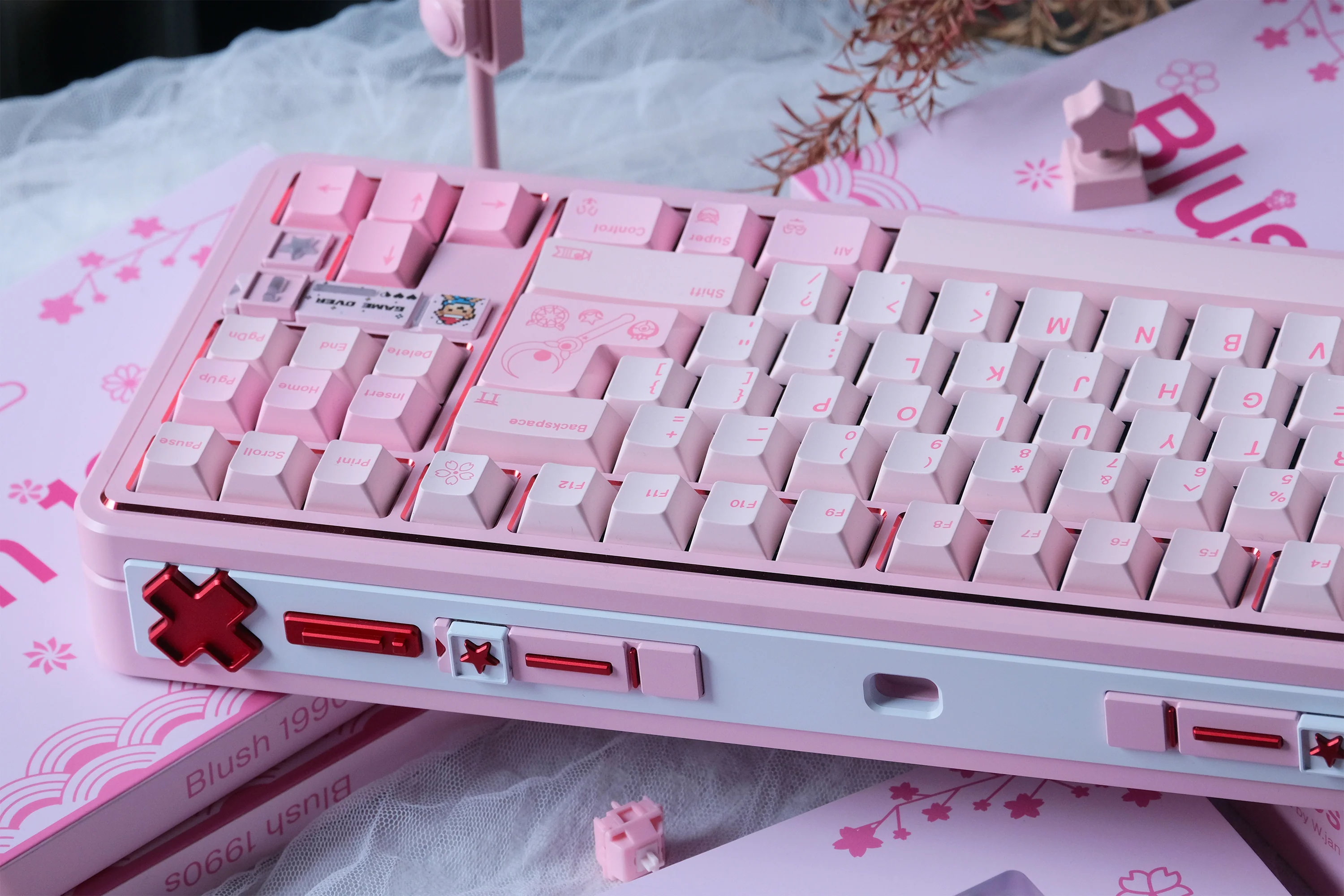 80Retros Blush 1990s PBT Keycap Set - Image 4