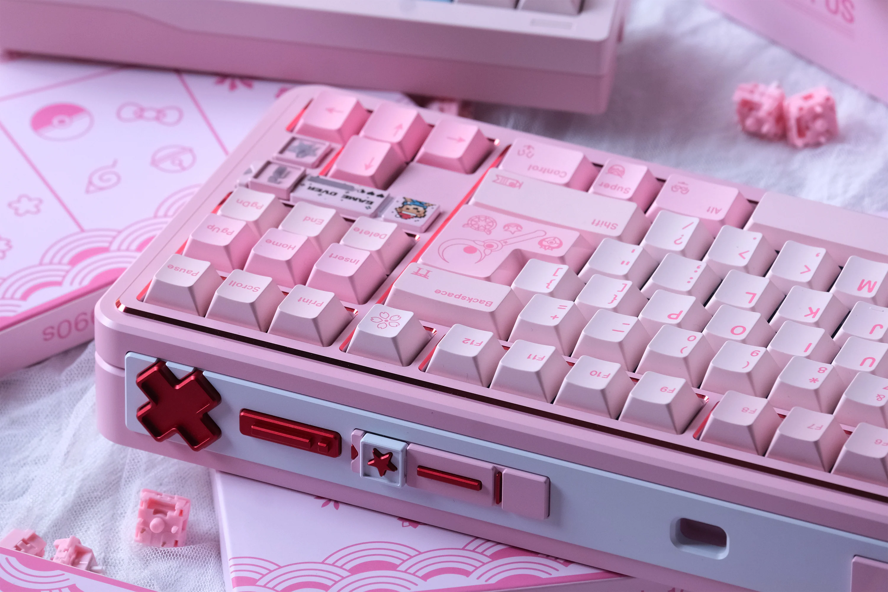 80Retros Blush 1990s PBT Keycap Set - Image 6