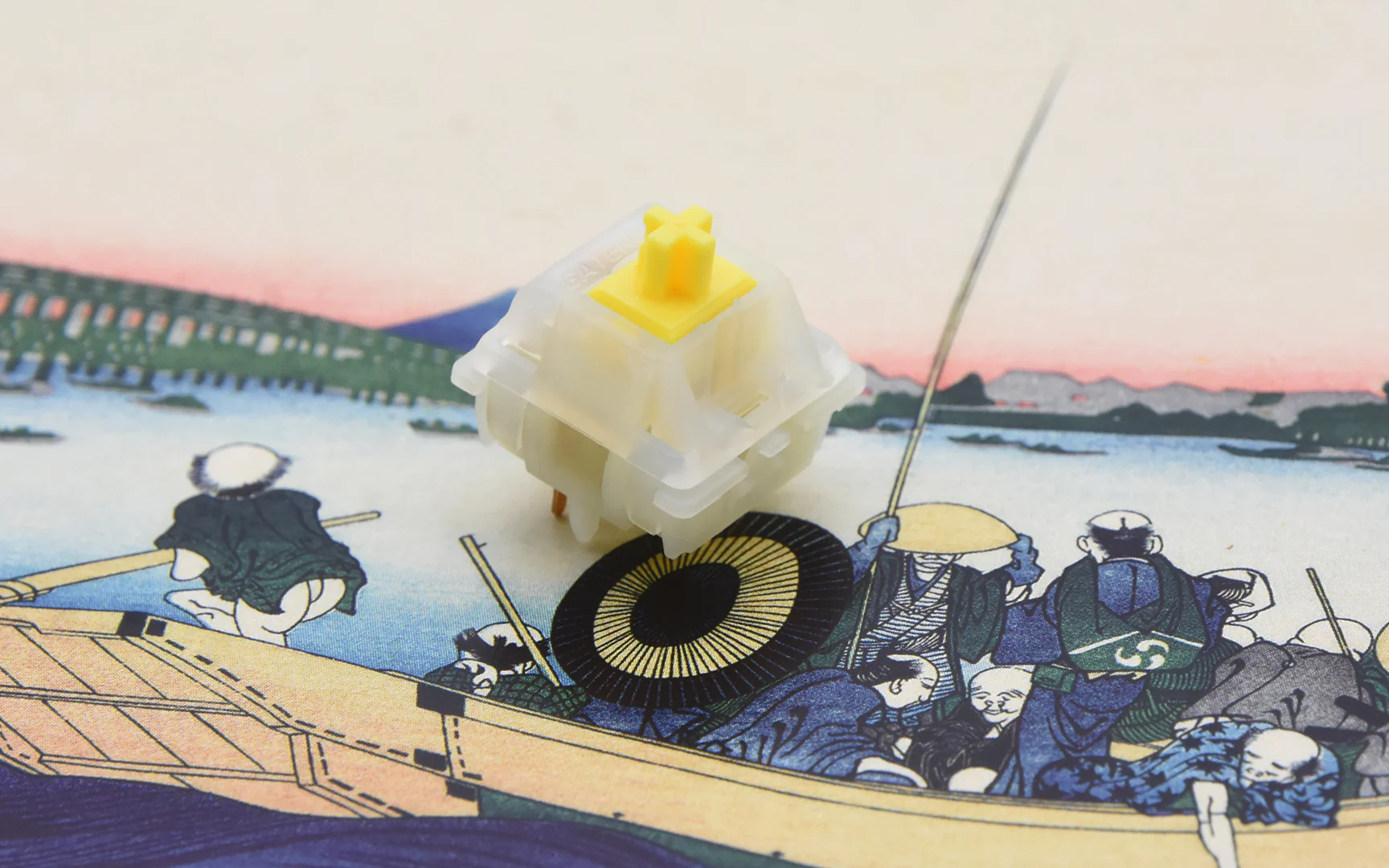 GATERON KS-3 MILKY YELLOW PRO LINEAR SWITCH FACTORY LUBED (10PCS) - Image 3