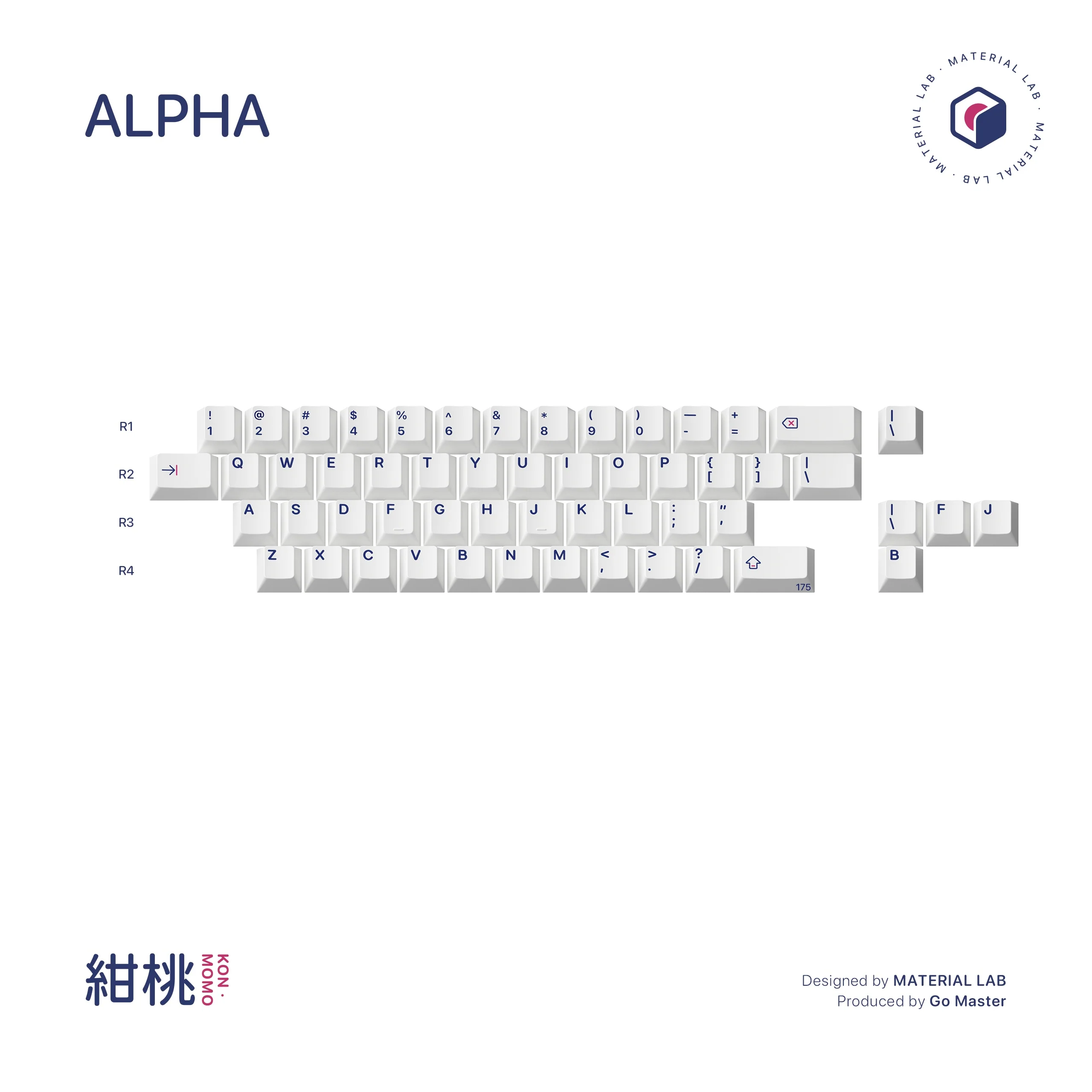 GoMaster Kon Momo R2 PBT Dye-Sub Keycaps (Instock) - Image 10
