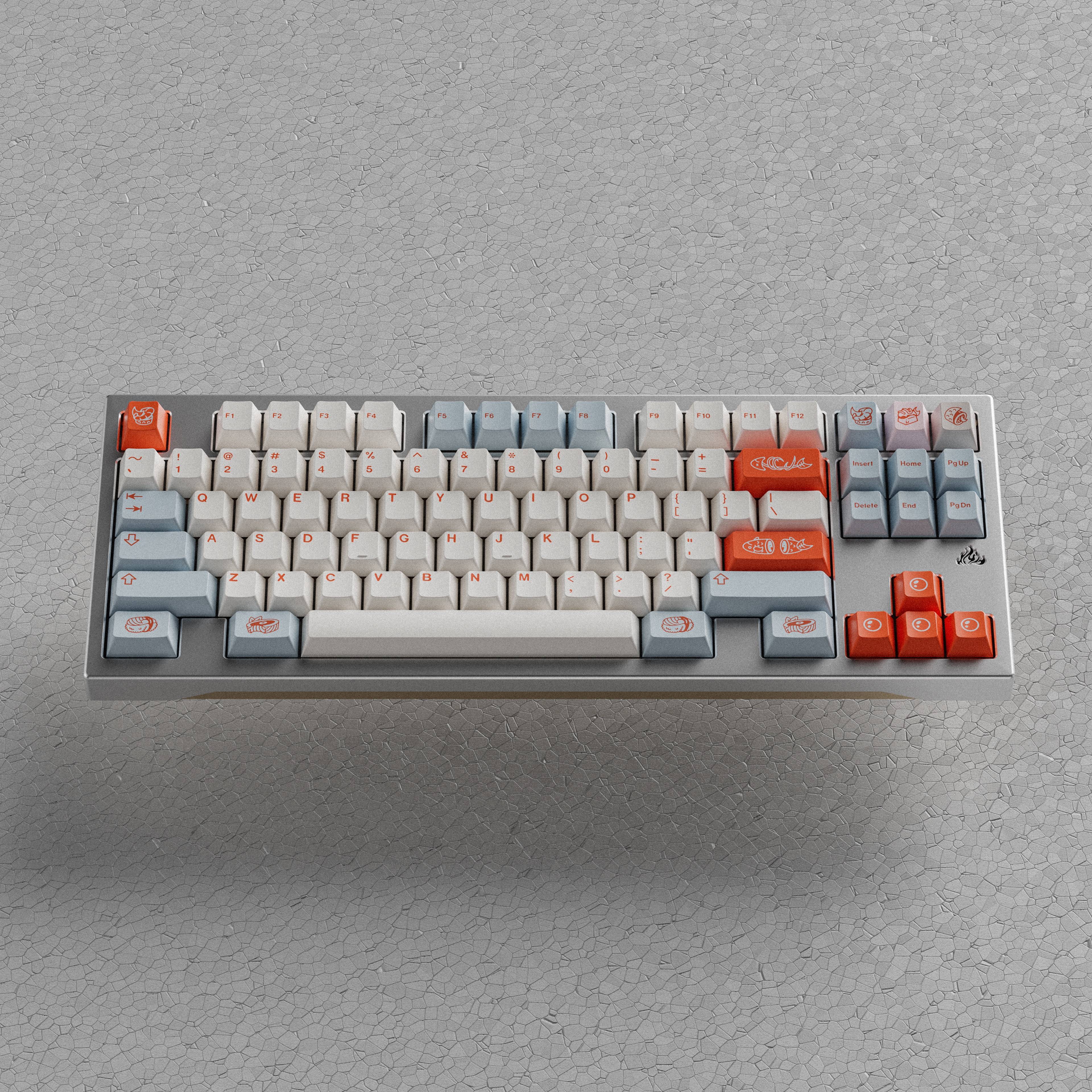 GOMASTER SALMON REBORN PBT DYE-SUBLIMATION KEYCAP SET INSTOCK EXTRA - Image 6