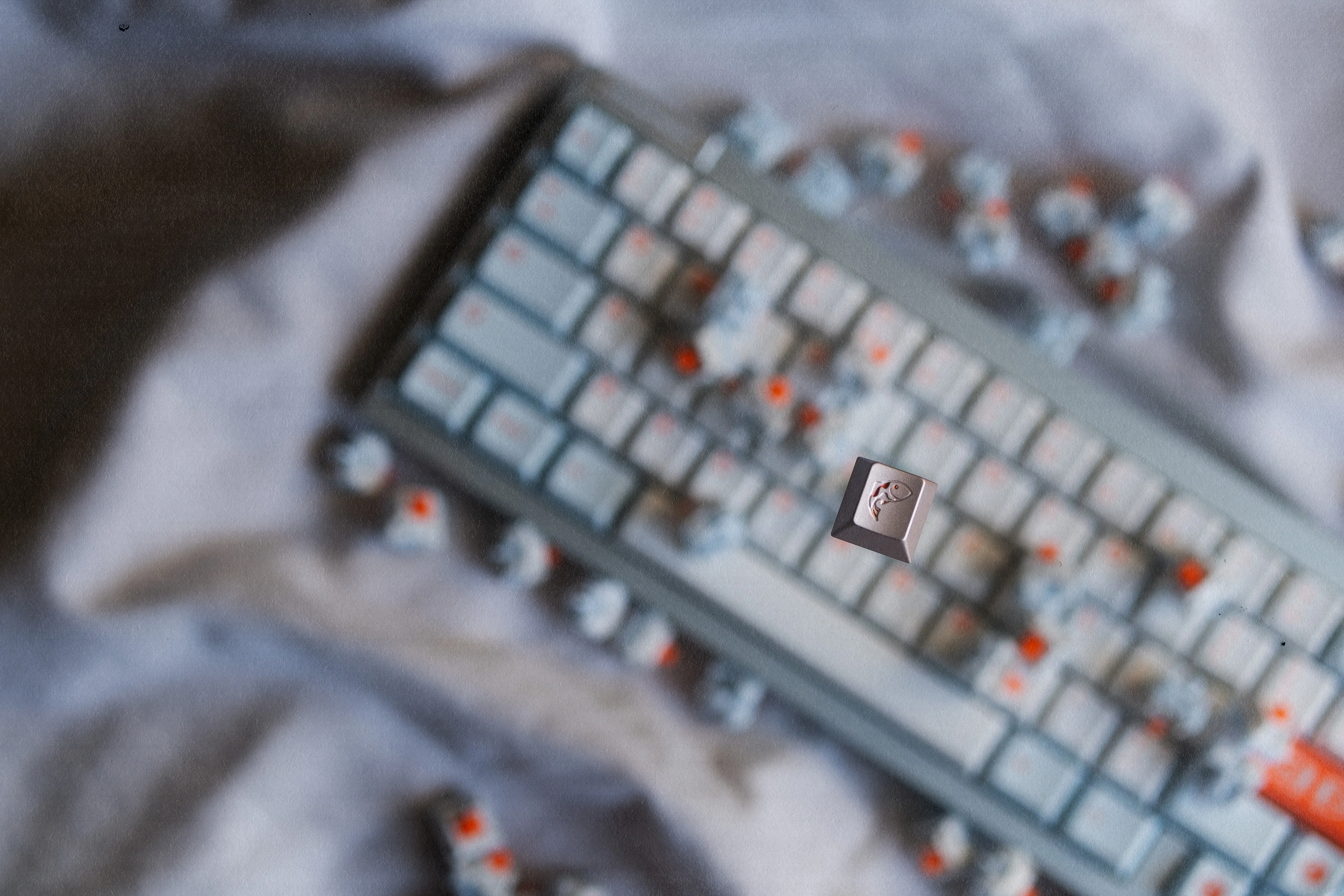GOMASTER SALMON REBORN PBT DYE-SUBLIMATION KEYCAP SET INSTOCK EXTRA - Image 9