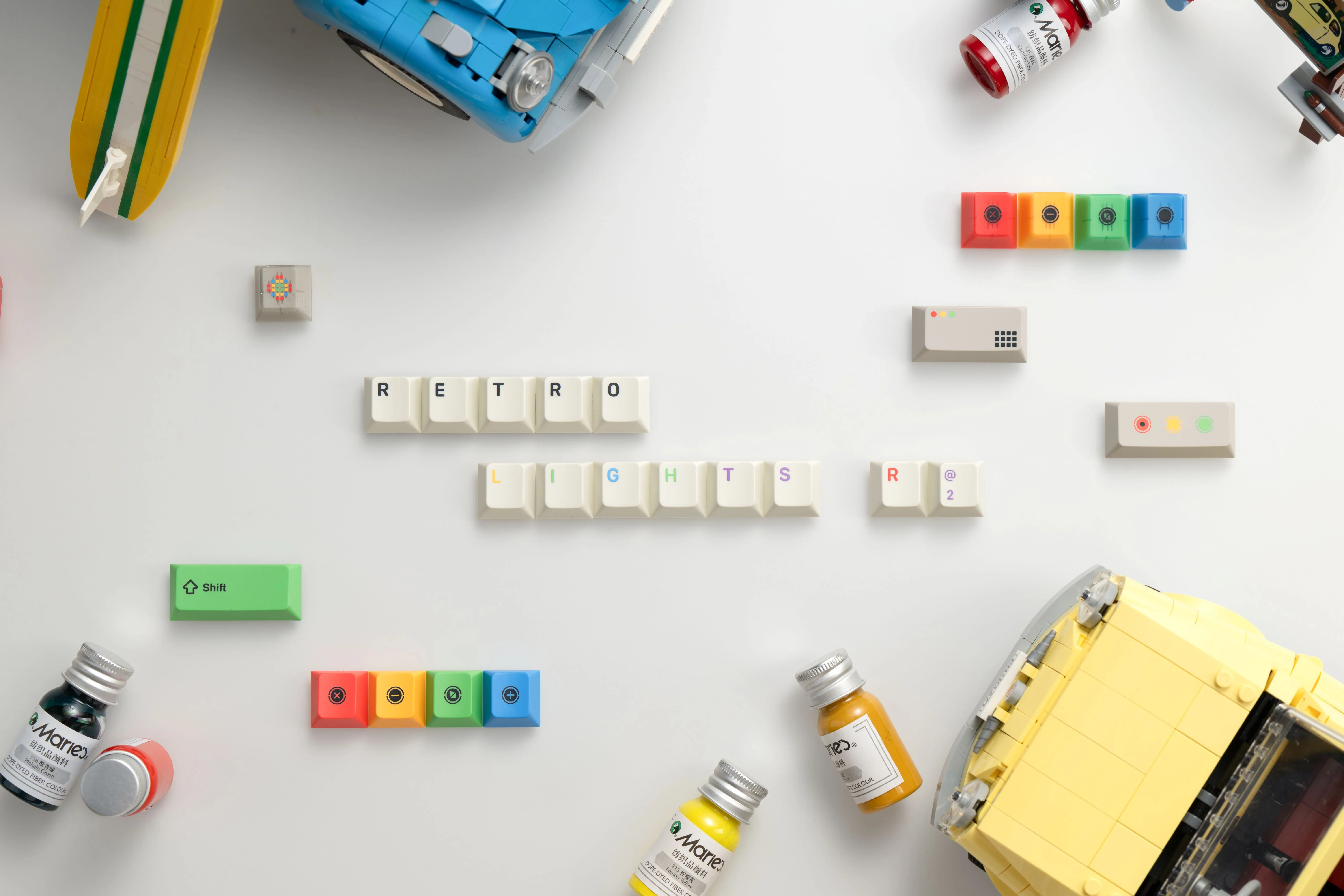 KAP Retro Lights R2 Keycap Set [INSTOCK] - Image 5