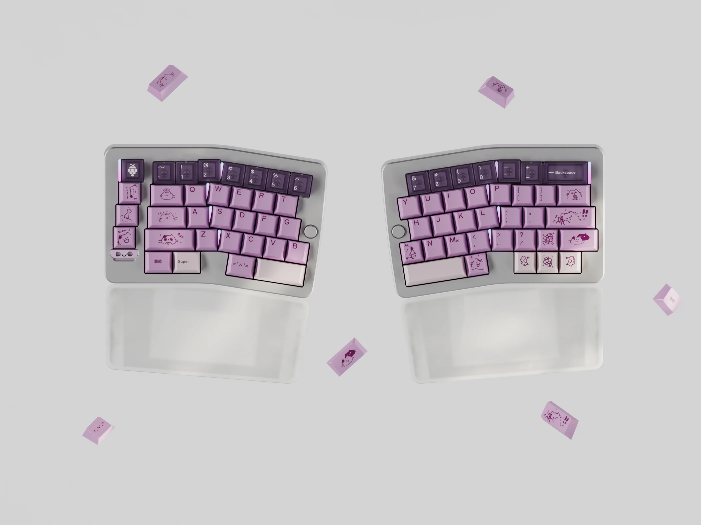 Keyboard Science Mio Milkshake PBT Keycap Set (Instock) - Image 5
