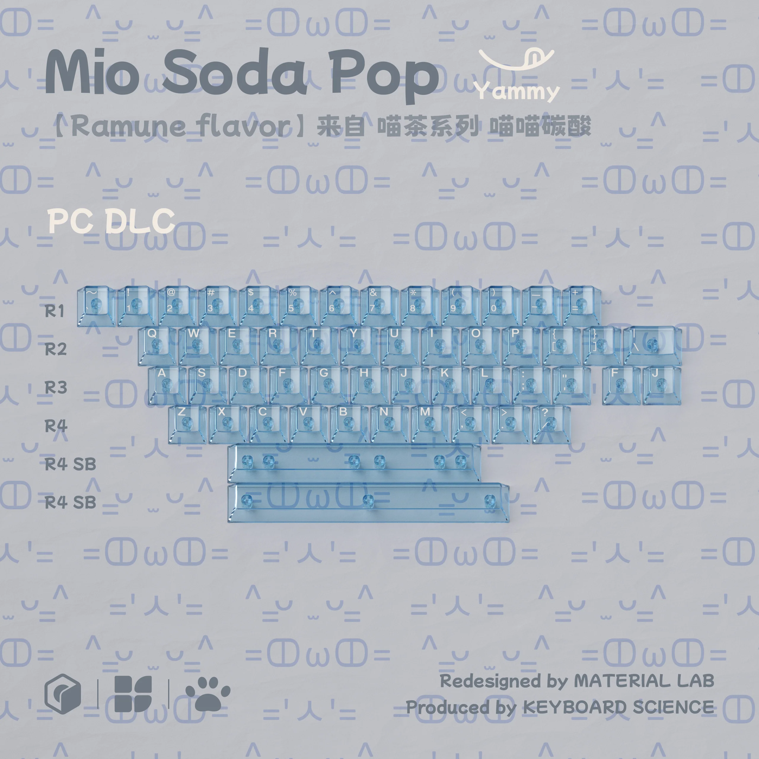 Keyboard Science Mio Soda Pop PBT Keycap Set Pre-order - Image 13