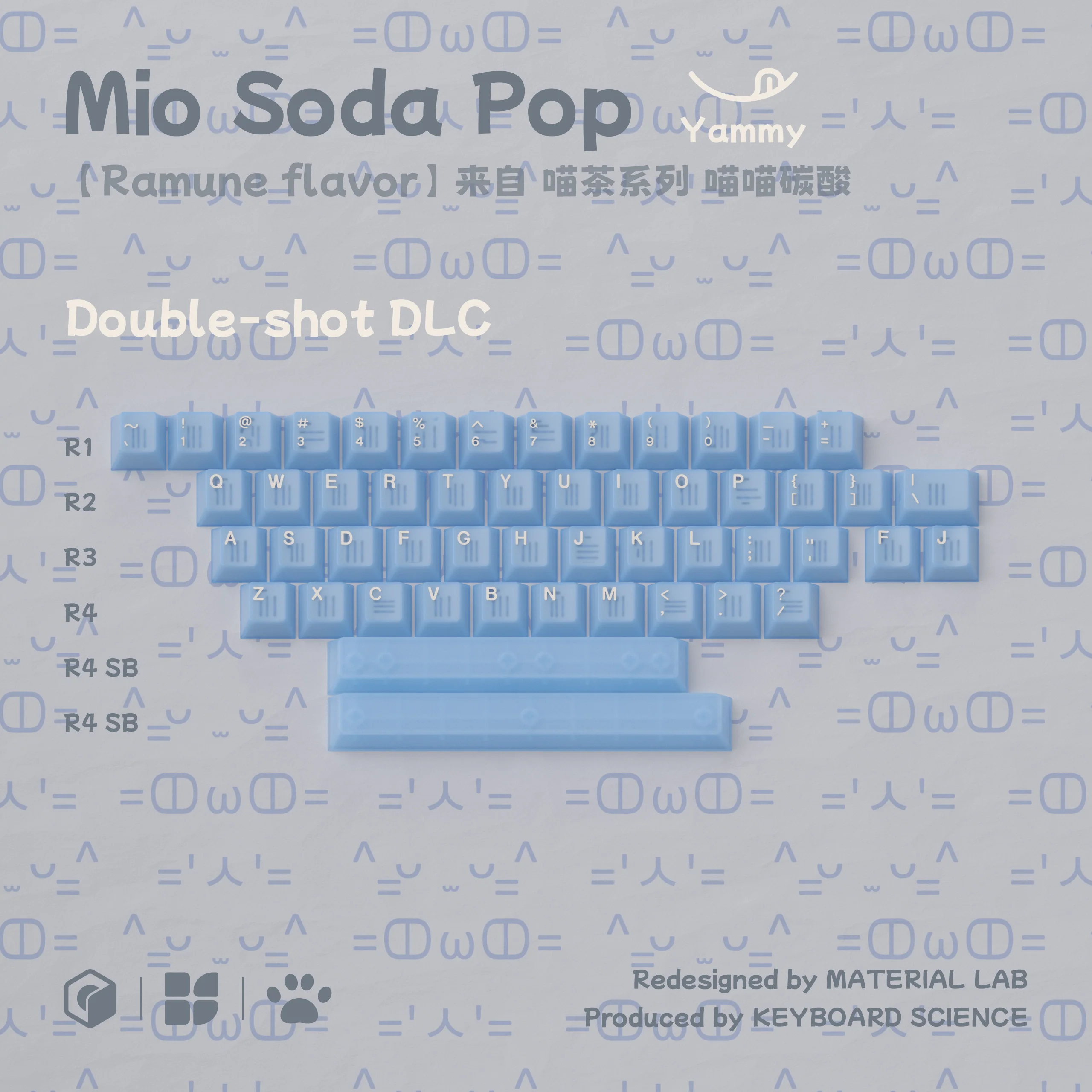 Keyboard Science Mio Soda Pop PBT Keycap Set Pre-order - Image 9