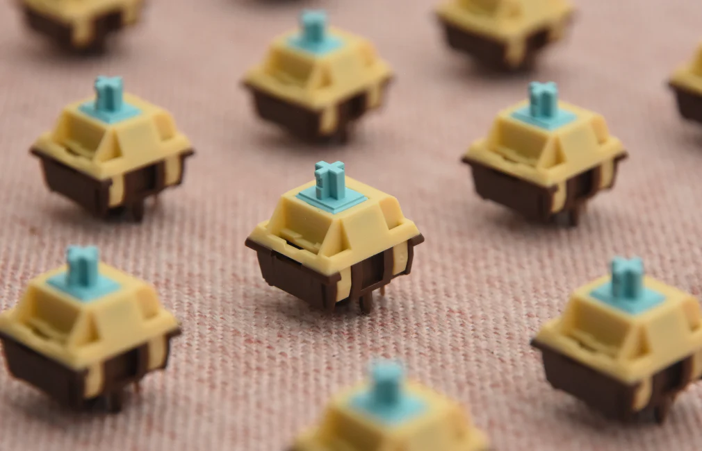 KEYGEEK CREPE LINEAR SWITCH FACTORY LUBED (10PCS) - Image 3