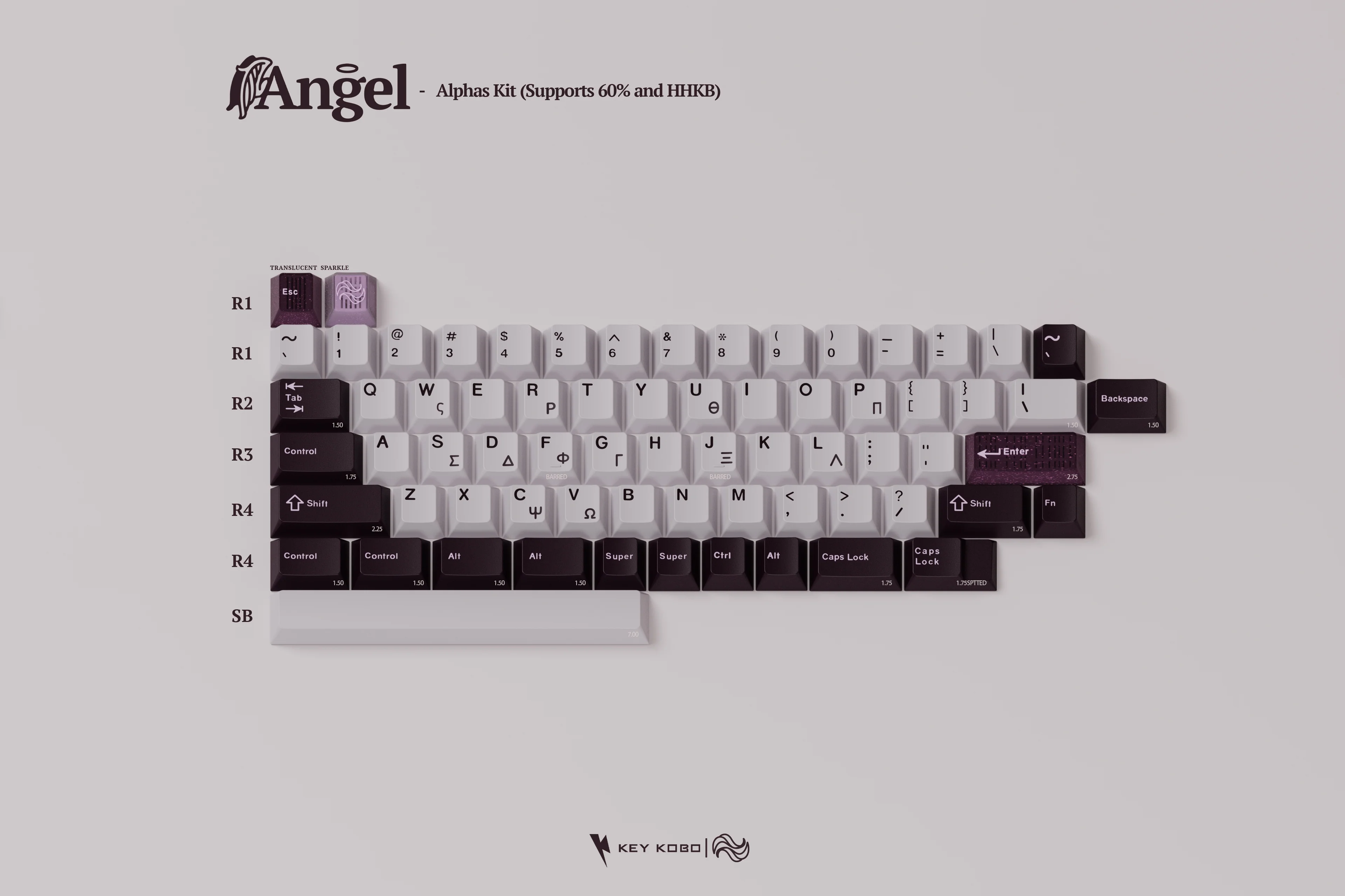 KEYKOBO ANGEL ABS DOUBLE-SHOT KEYCAP SET PRE-ORDER - Image 15