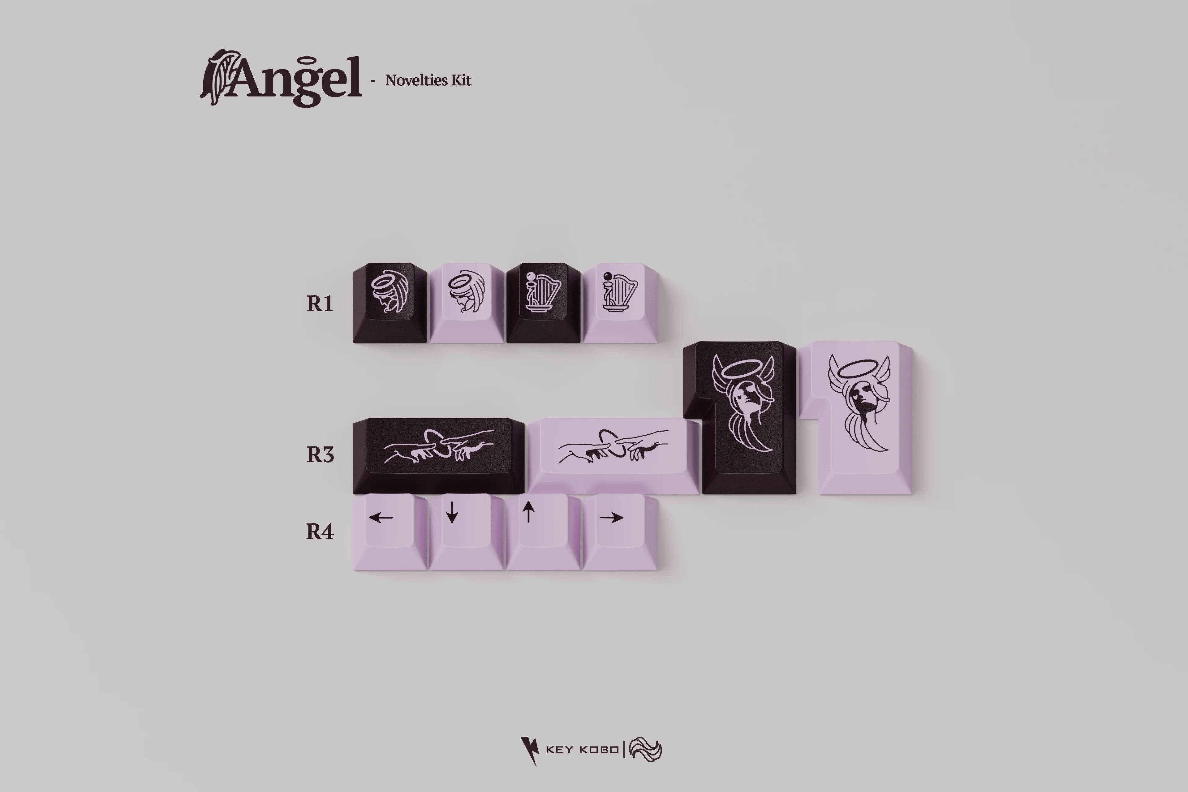 KEYKOBO ANGEL ABS DOUBLE-SHOT KEYCAP SET PRE-ORDER - Image 16