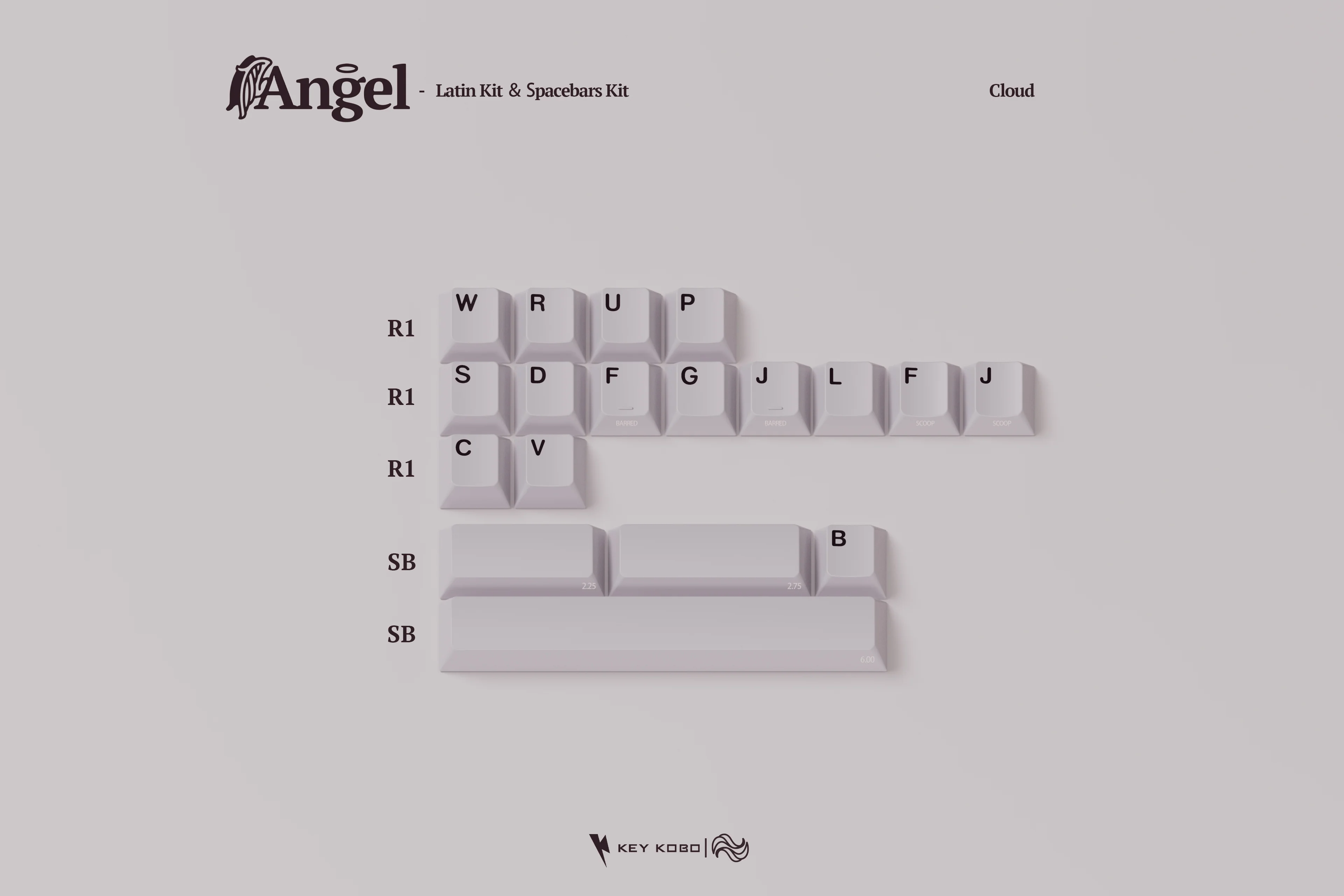 KEYKOBO ANGEL ABS DOUBLE-SHOT KEYCAP SET PRE-ORDER - Image 18