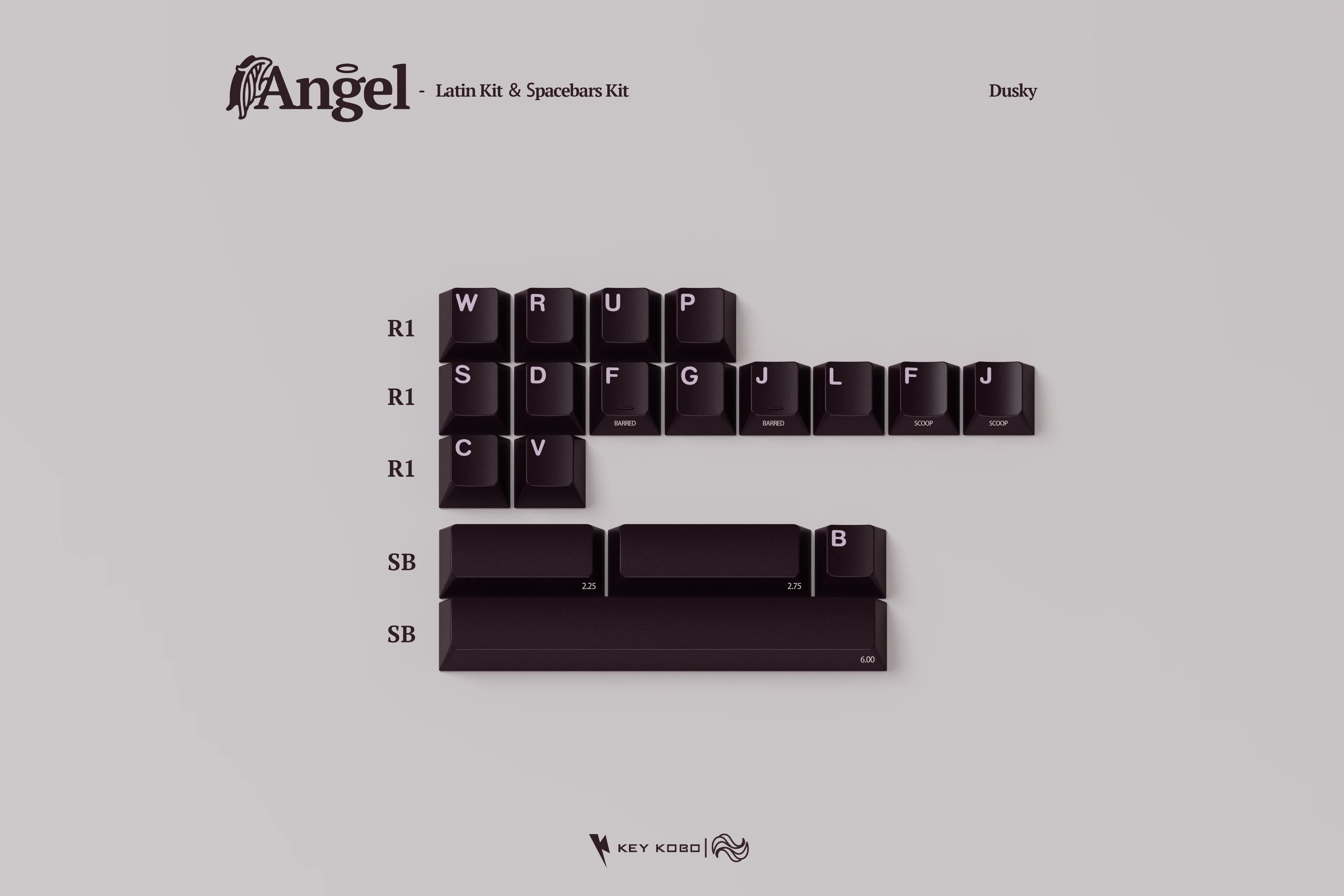 KEYKOBO ANGEL ABS DOUBLE-SHOT KEYCAP SET PRE-ORDER - Image 19