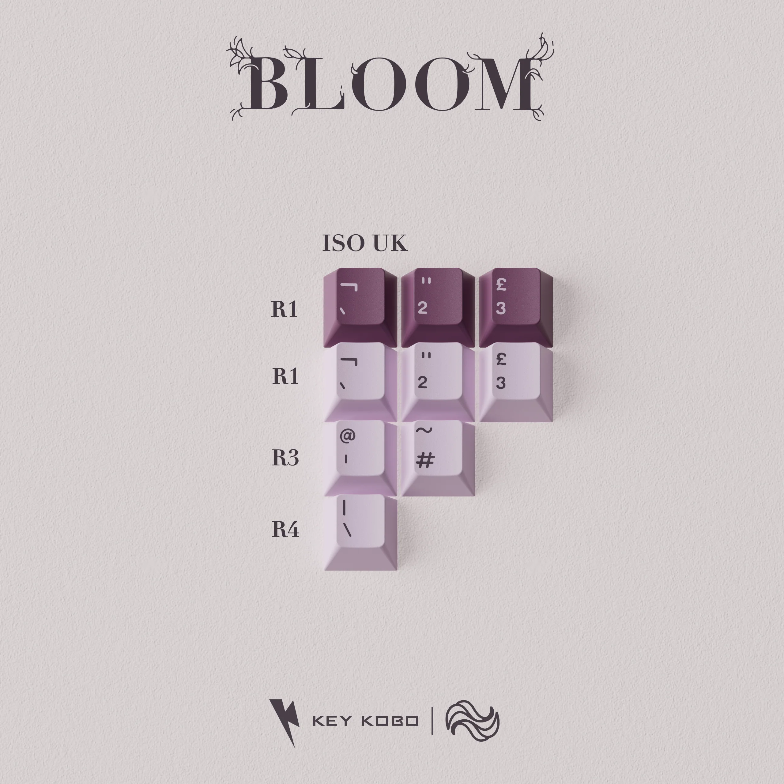 KEYKOBO BLOOM ABS DOUBLE-SHOT KEYCAP SET - Image 14