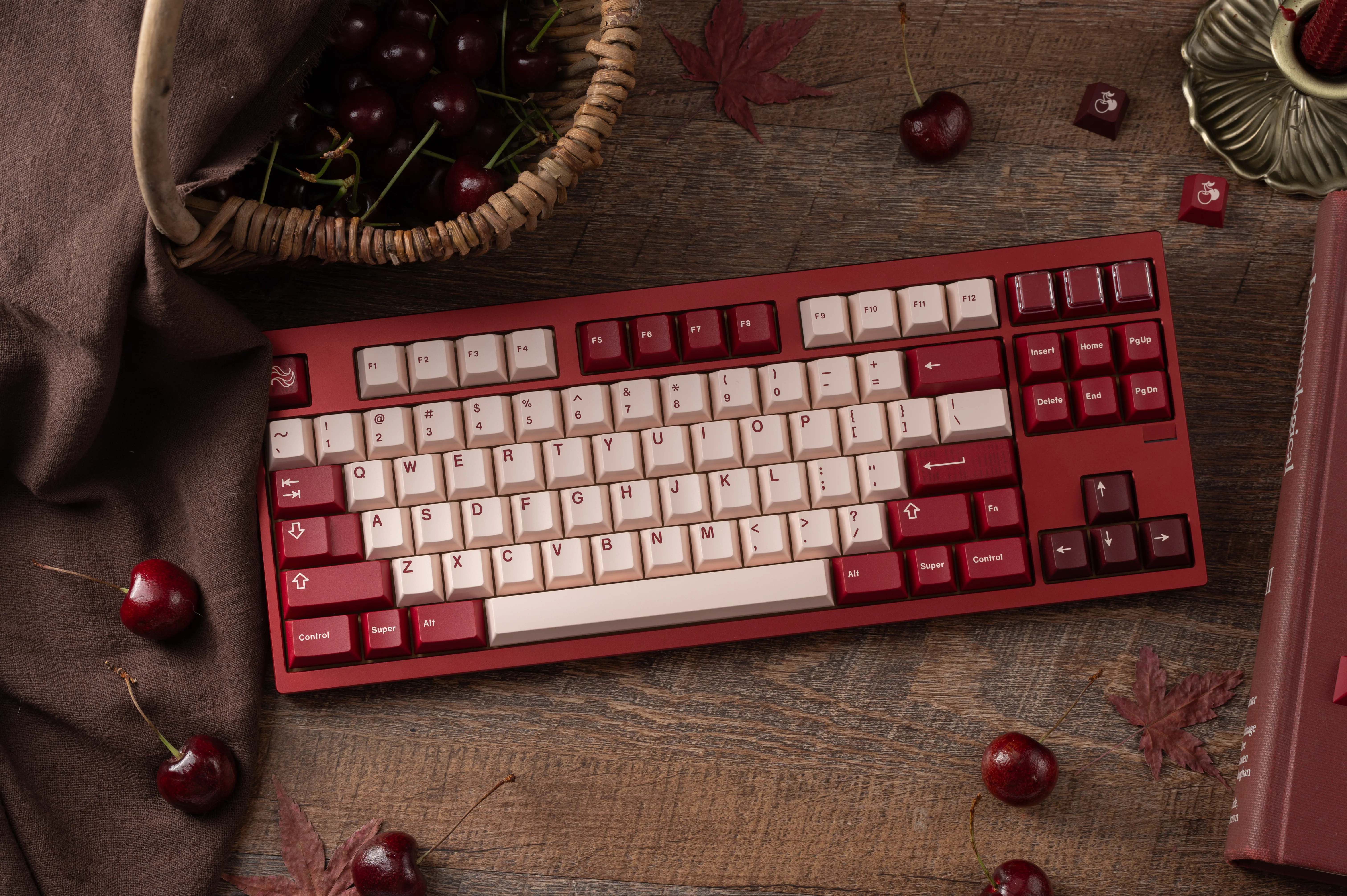 KEYKOBO CHERRIES ABS DOUBLE-SHOT KEYCAP SET - Image 20