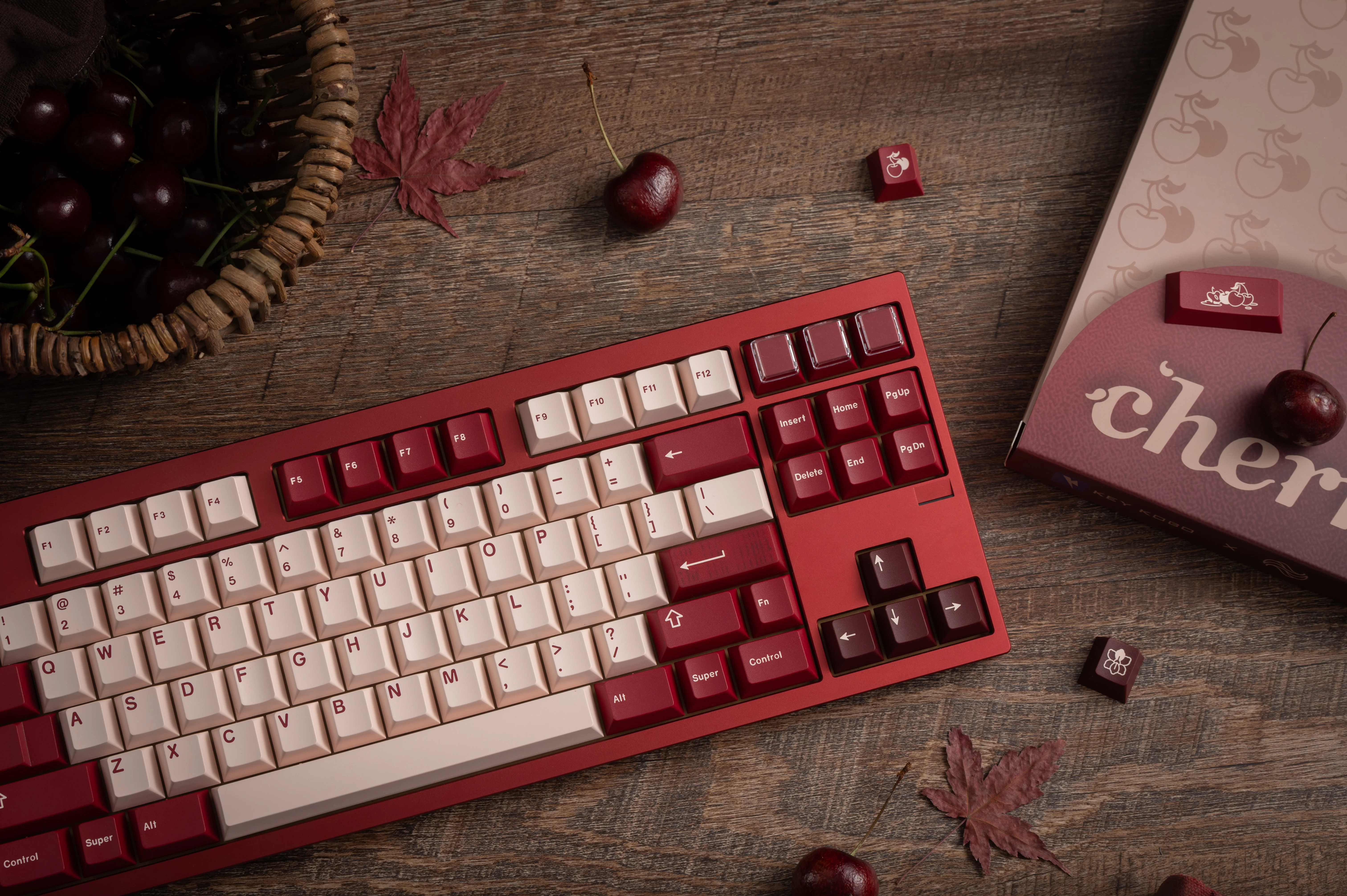 KEYKOBO CHERRIES ABS DOUBLE-SHOT KEYCAP SET - Image 22