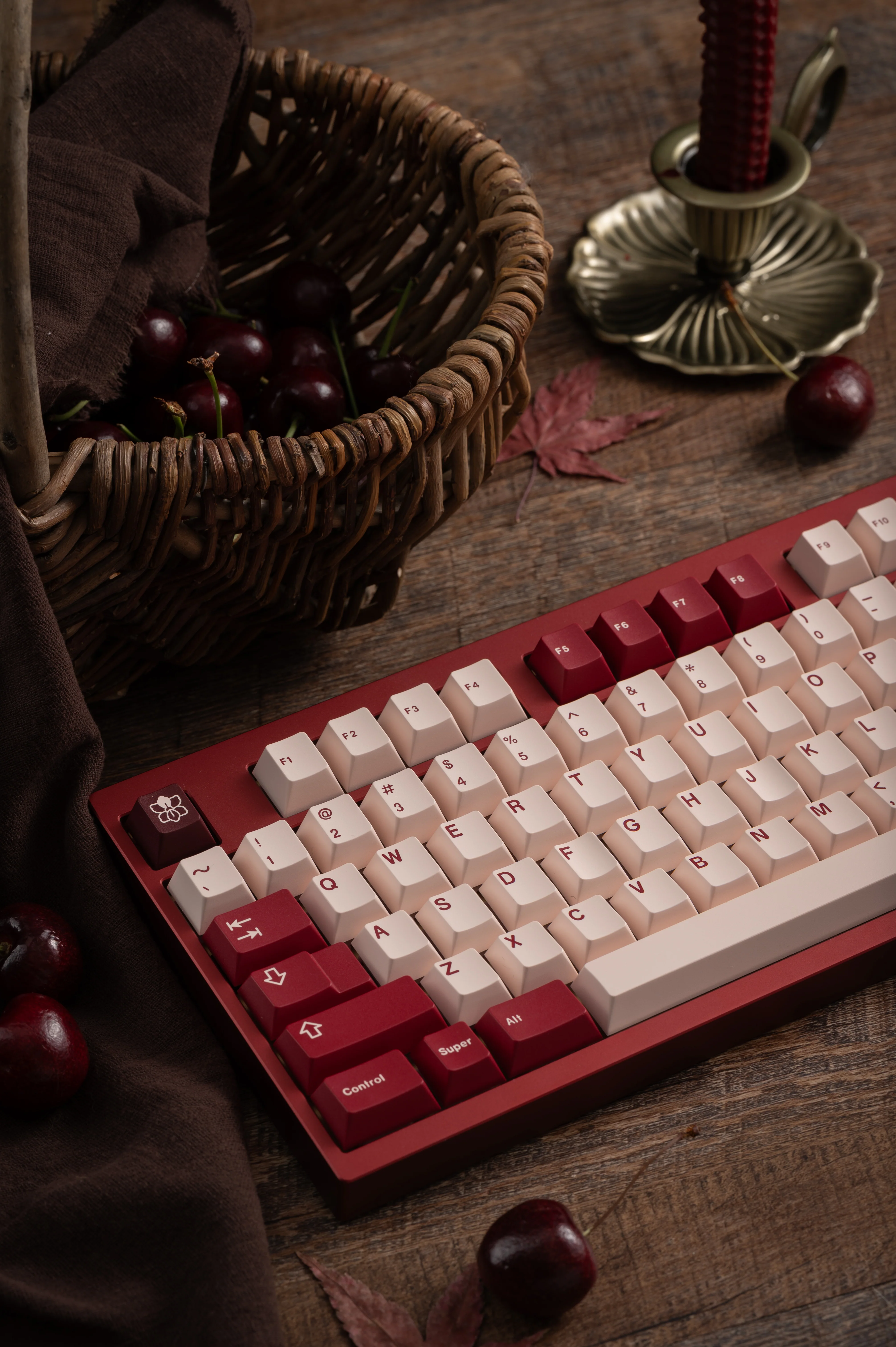 KEYKOBO CHERRIES ABS DOUBLE-SHOT KEYCAP SET - Image 24