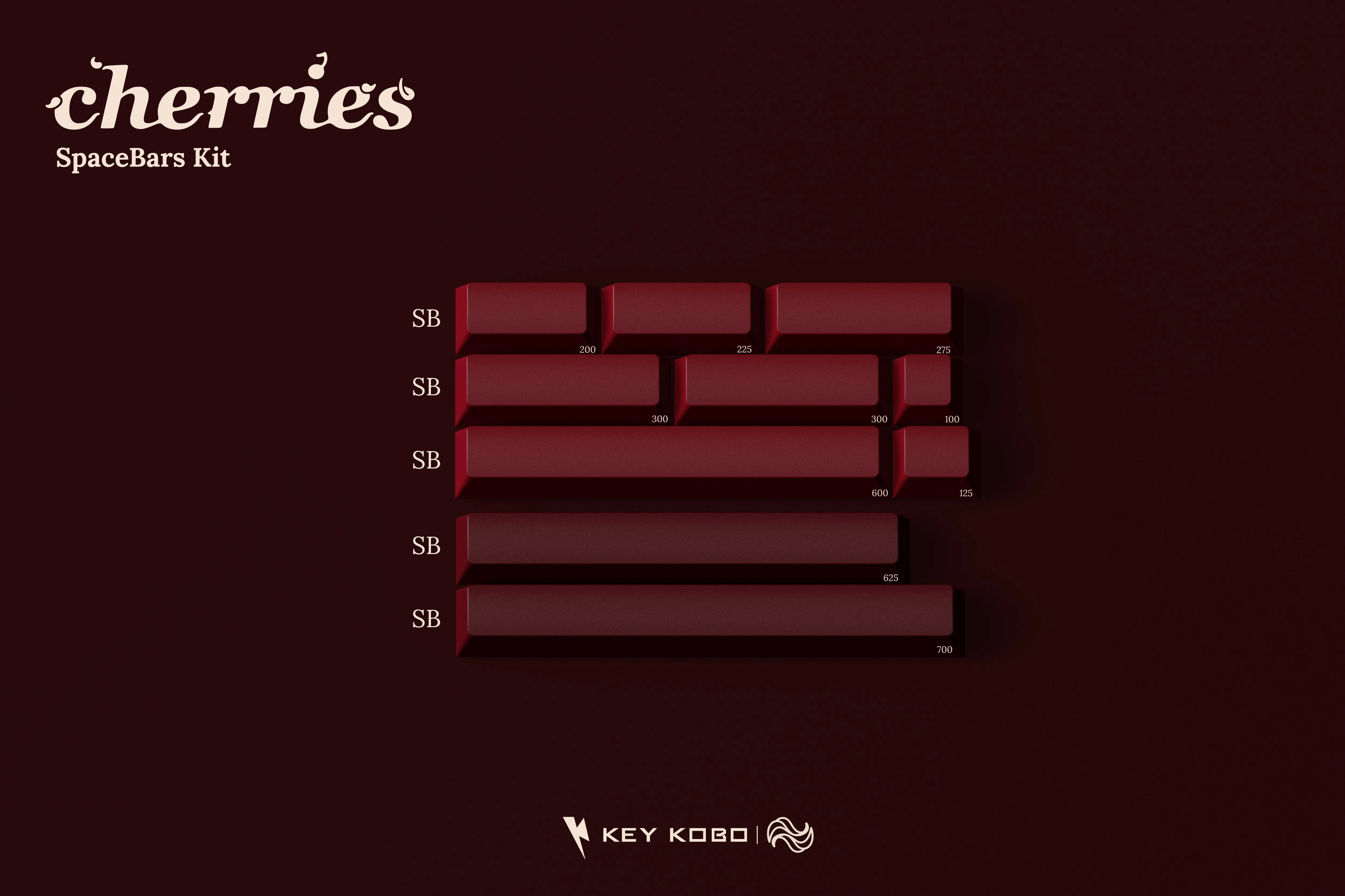 KEYKOBO CHERRIES ABS DOUBLE-SHOT KEYCAP SET - Image 29