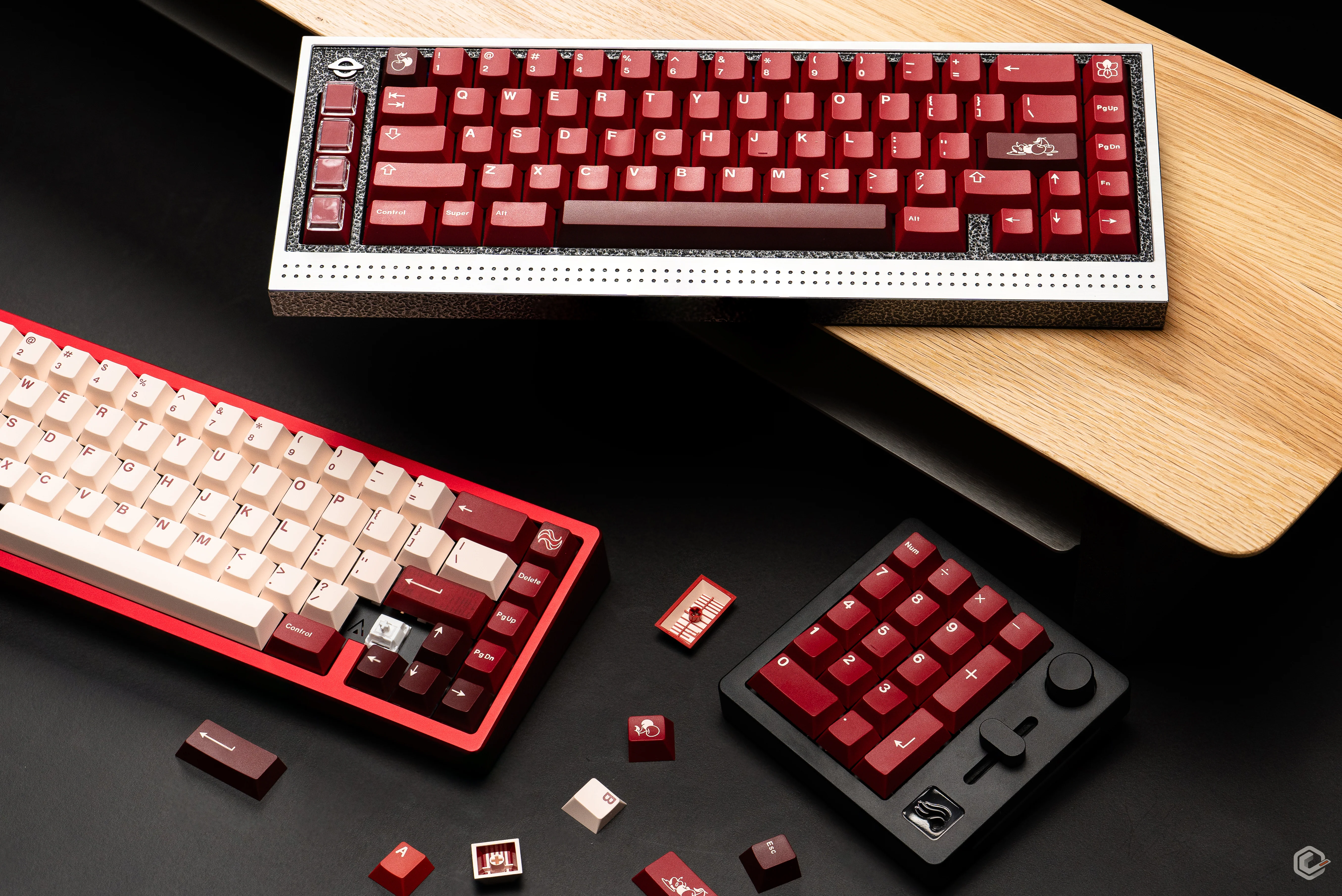 KEYKOBO CHERRIES ABS DOUBLE-SHOT KEYCAP SET - Image 5