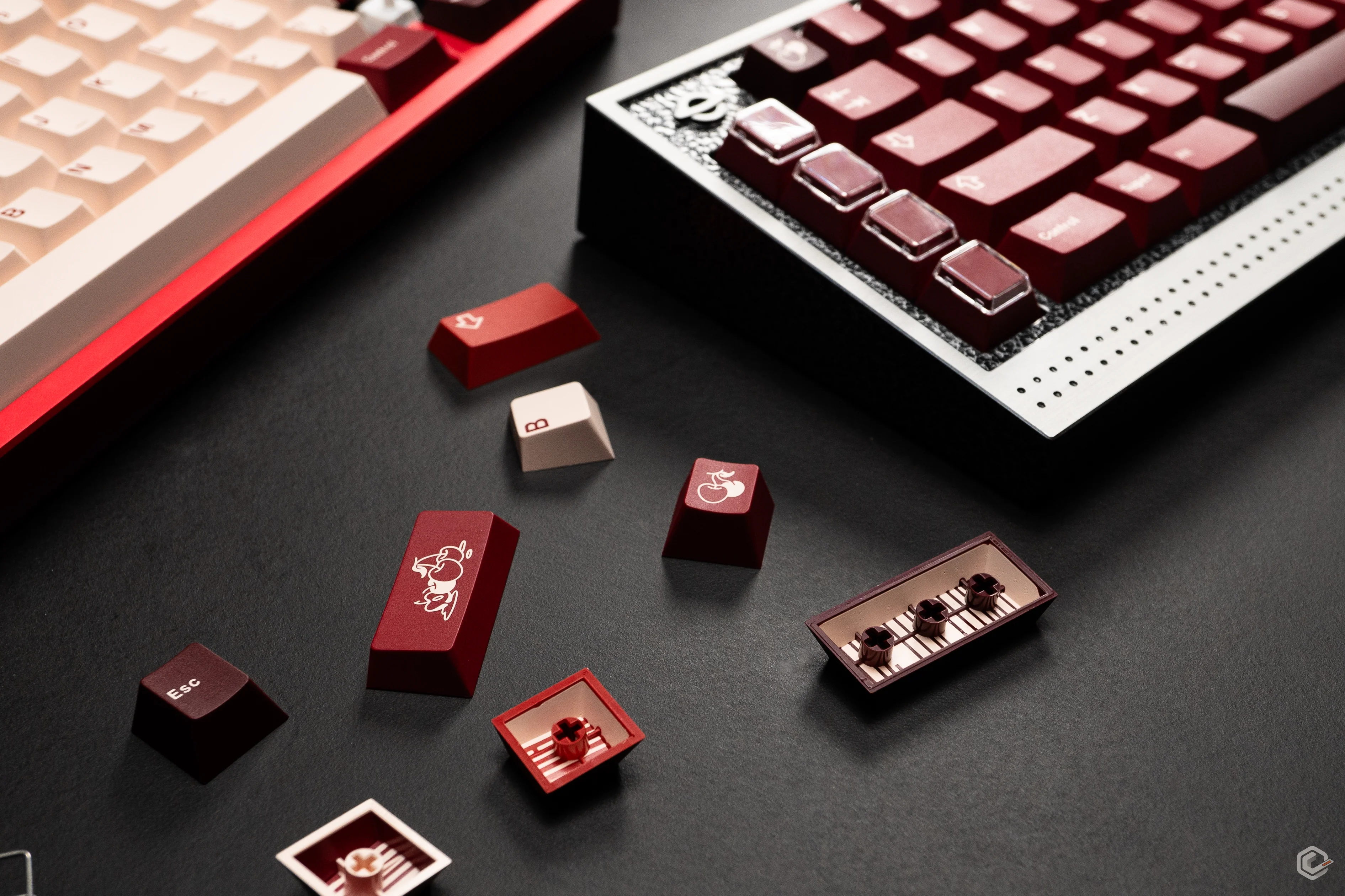 KEYKOBO CHERRIES ABS DOUBLE-SHOT KEYCAP SET - Image 7