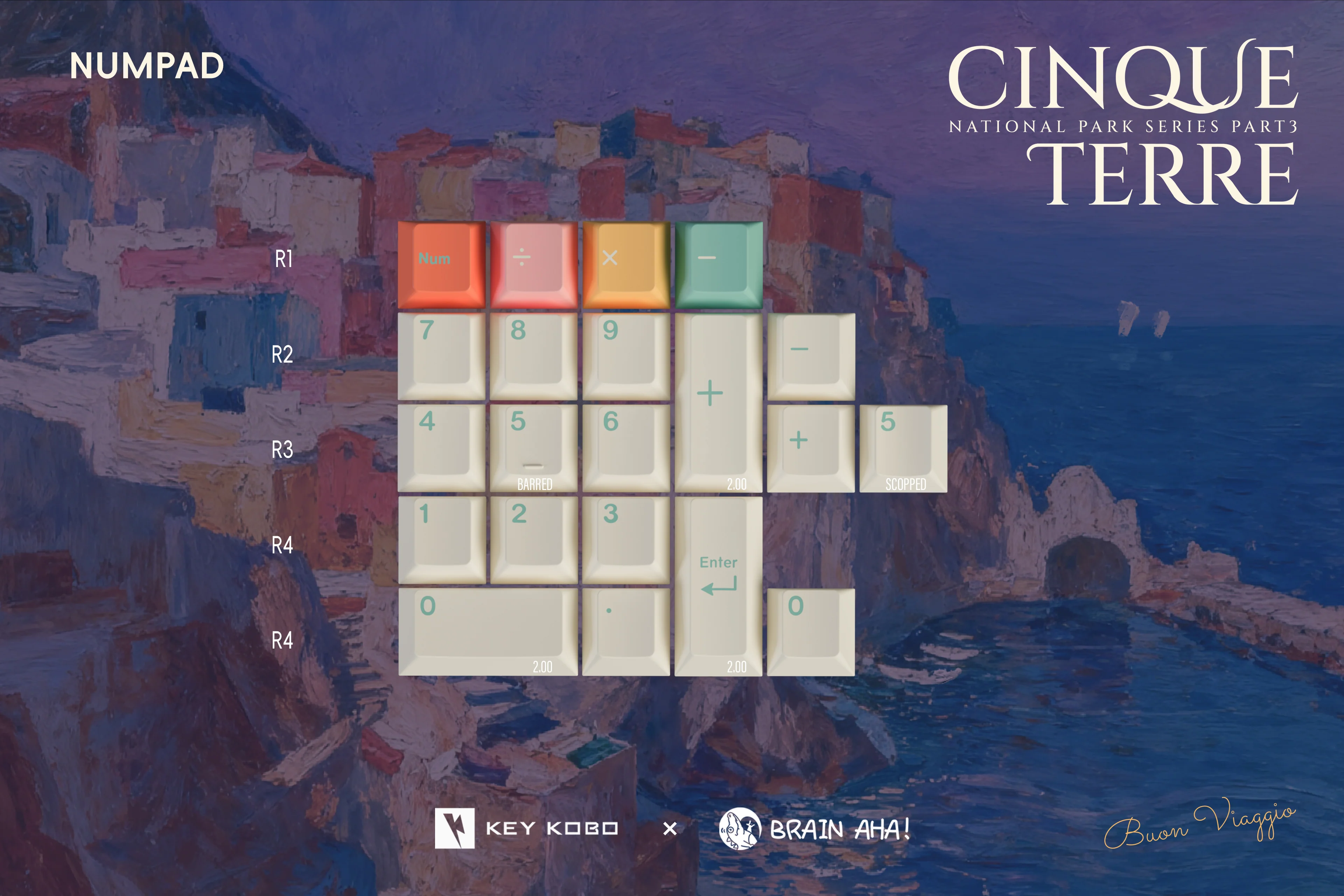 KEYKOBO CINQUE TERRE ABS DOUBLE-SHOT KEYCAP SET - Image 19