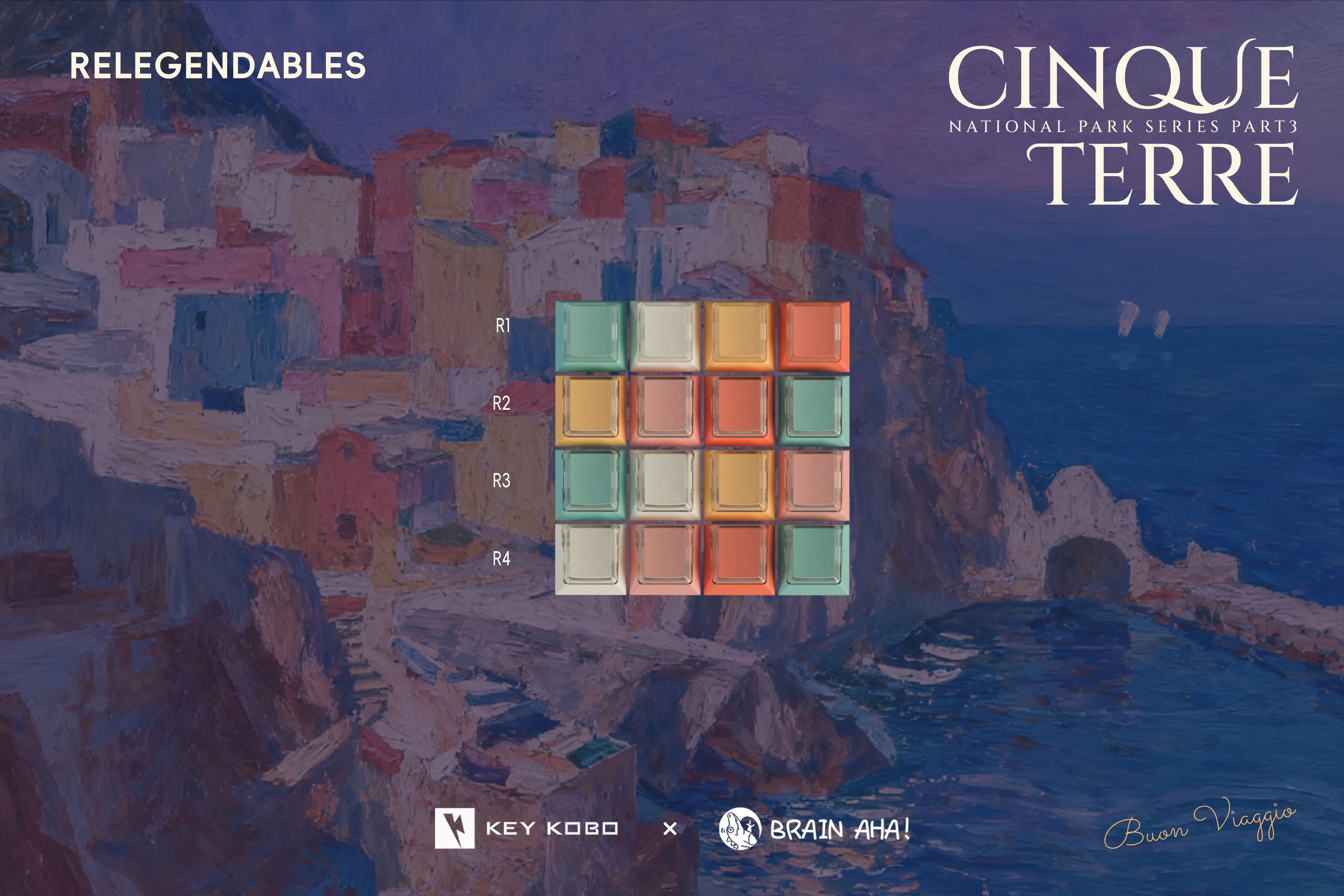 KEYKOBO CINQUE TERRE ABS DOUBLE-SHOT KEYCAP SET - Image 21