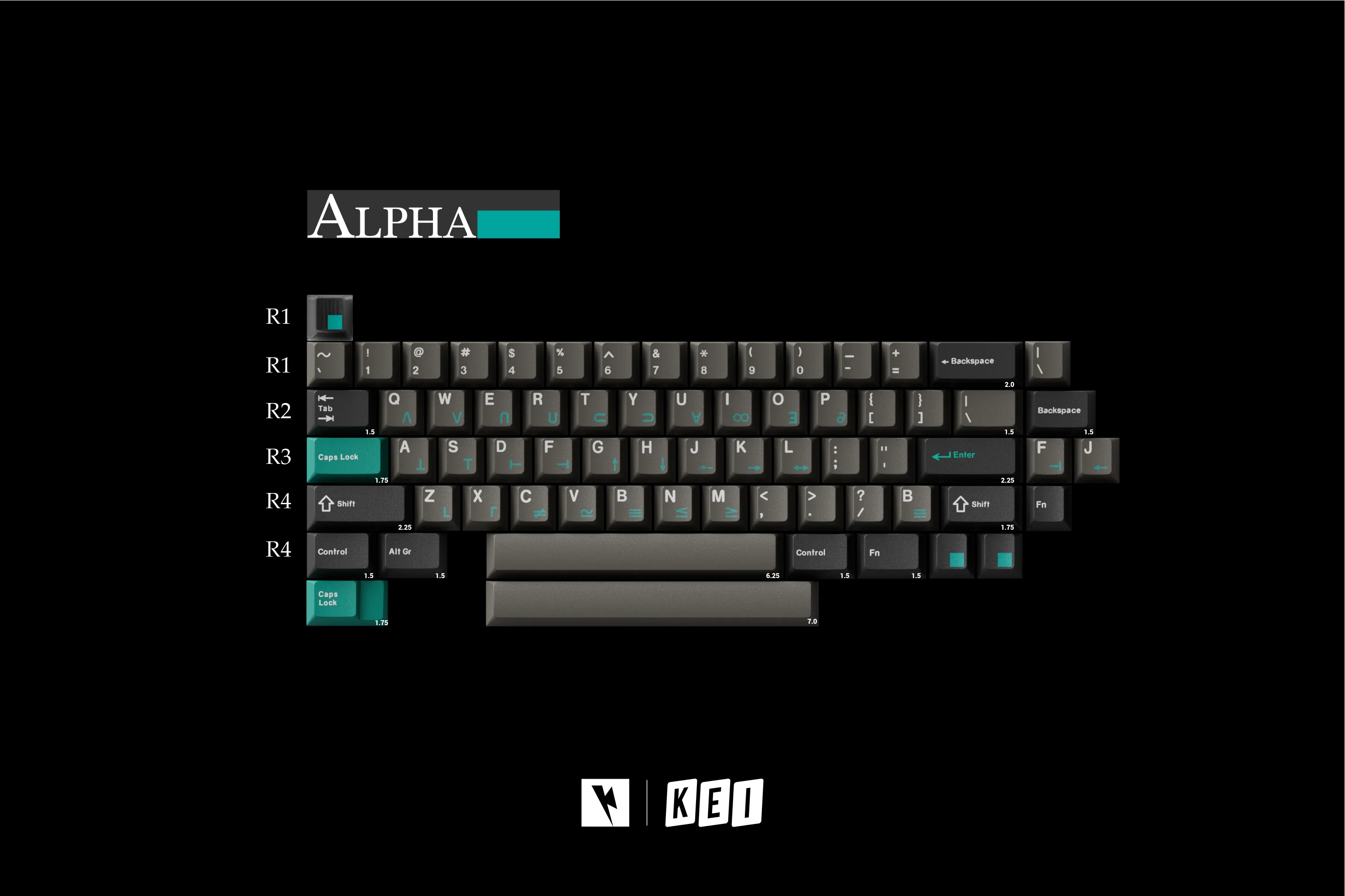 KEYKOBO DOLCH ABS TRIPLE-SHOT KEYCAP SET INSTOCK - Image 10