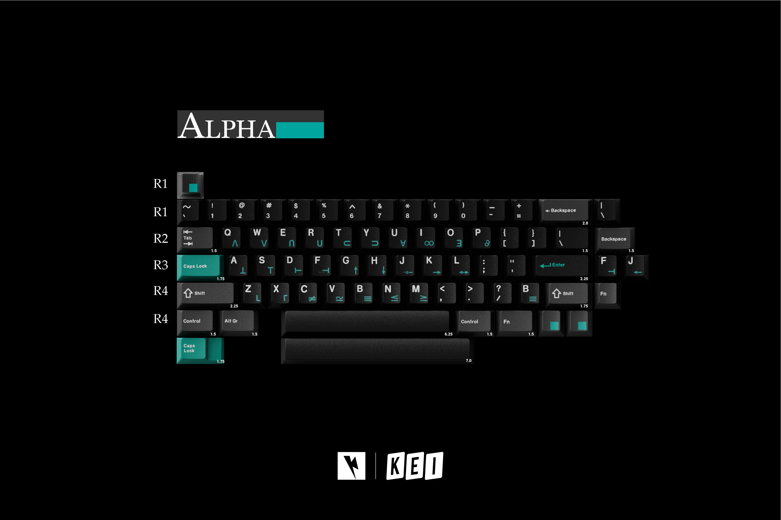 KEYKOBO DOLCH ABS TRIPLE-SHOT KEYCAP SET INSTOCK - Image 11