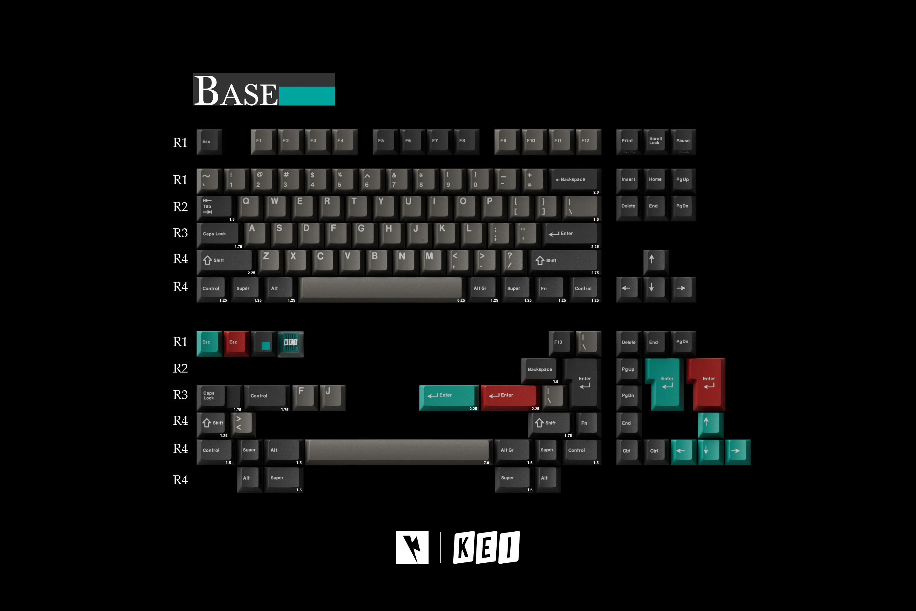KEYKOBO DOLCH ABS TRIPLE-SHOT KEYCAP SET INSTOCK - Image 12