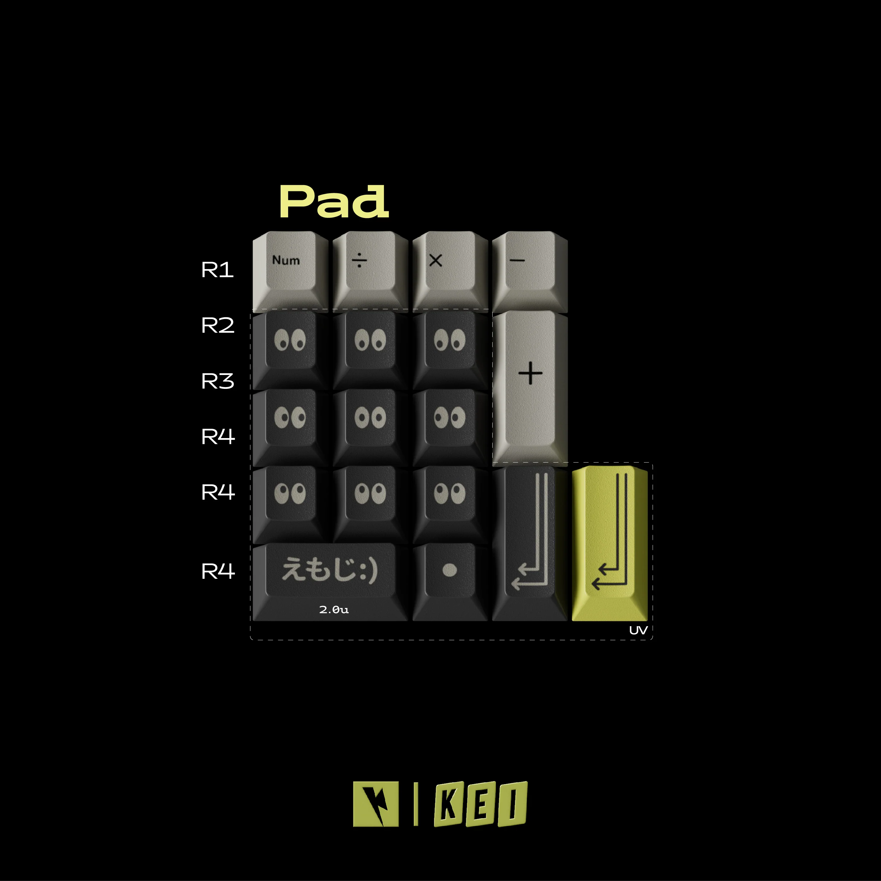 KEYKOBO EMOJI ABS DOUBLE-SHOT KEYCAP SET PRE-ORDER - Image 26