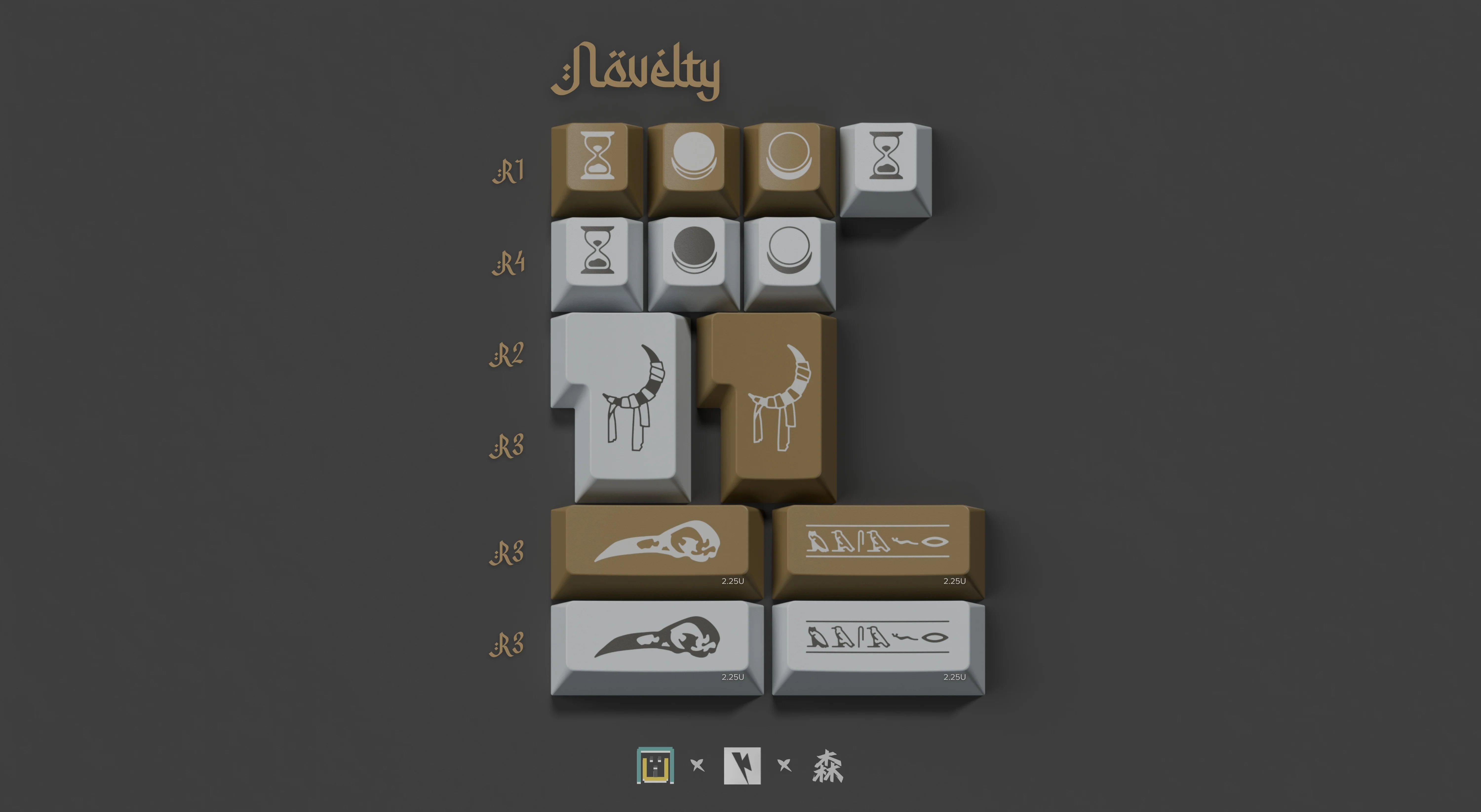 KEYKOBO KHONSU ABS DOUBLE-SHOT KEYCAP SET INSTOCK - Image 13