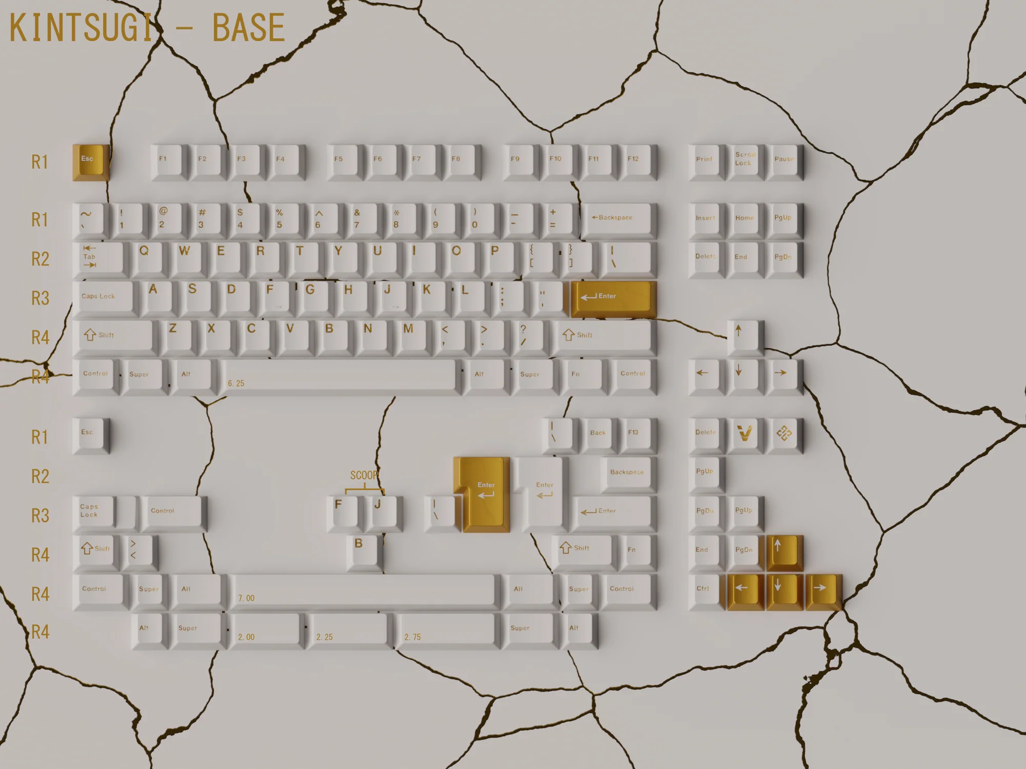 KEYKOBO KINTSUGI ABS DOUBLE-SHOT KEYCAP SET PRE-ORDER - Image 2