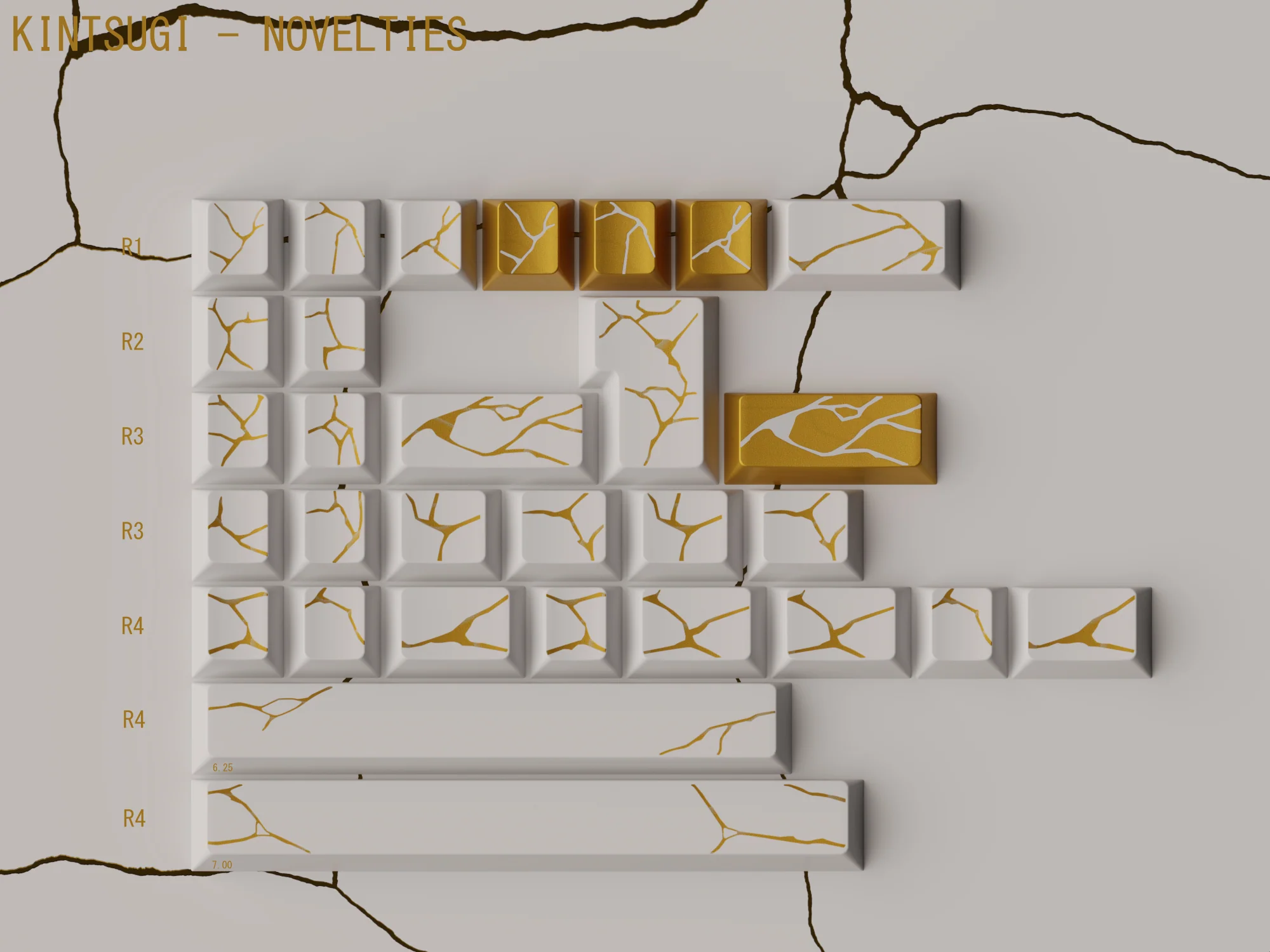 KEYKOBO KINTSUGI ABS DOUBLE-SHOT KEYCAP SET PRE-ORDER - Image 3