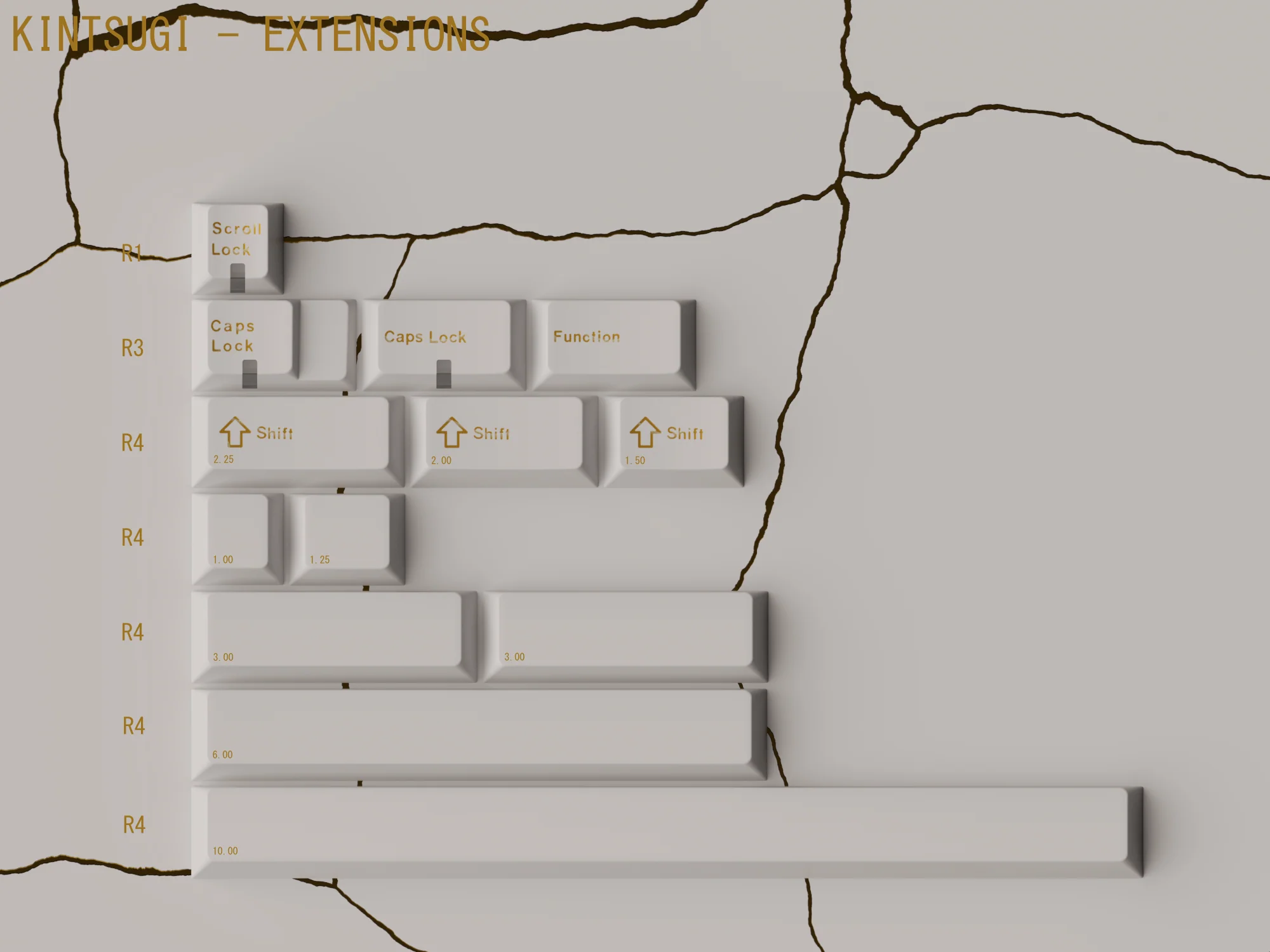KEYKOBO KINTSUGI ABS DOUBLE-SHOT KEYCAP SET PRE-ORDER - Image 6