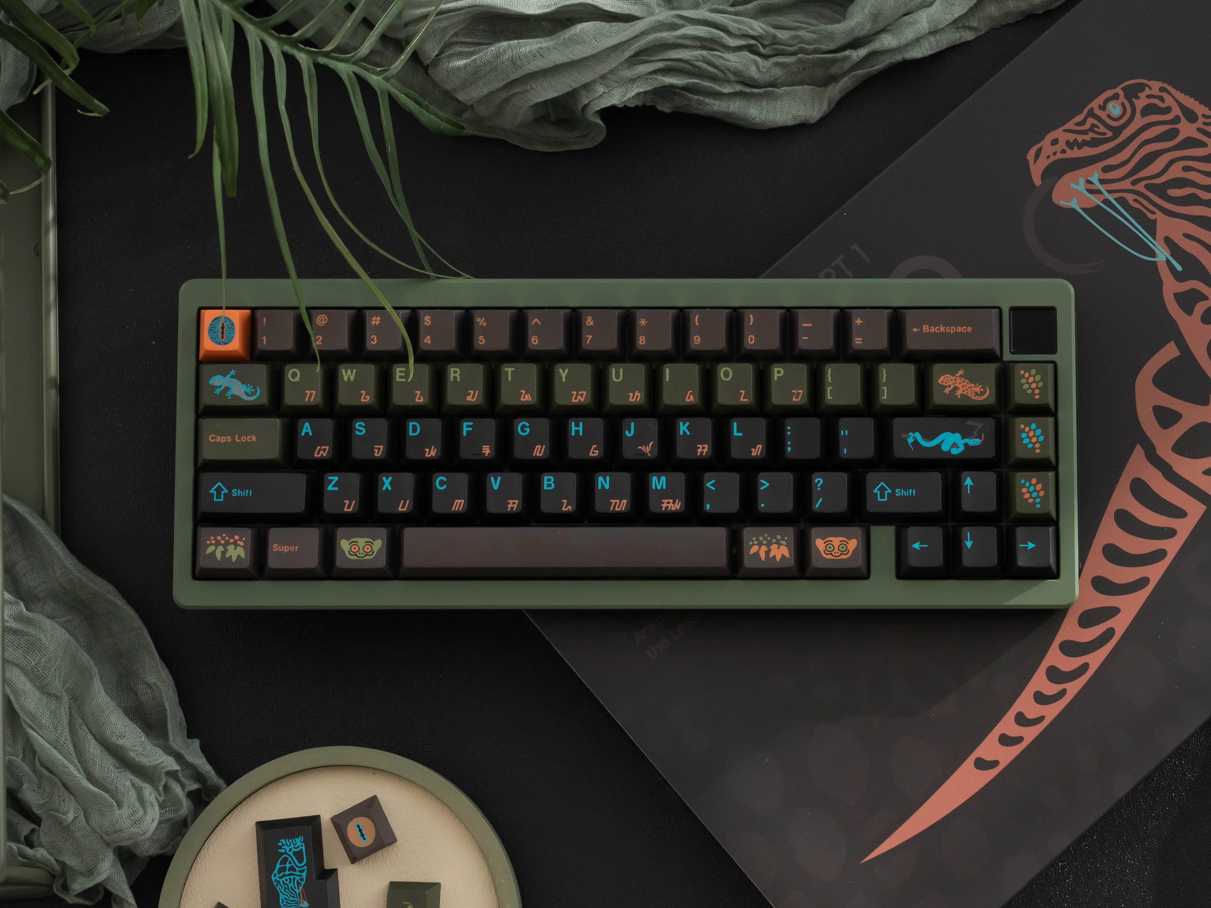 KEYKOBO KOMODO ABS DOUBLE-SHOT KEYCAP SET