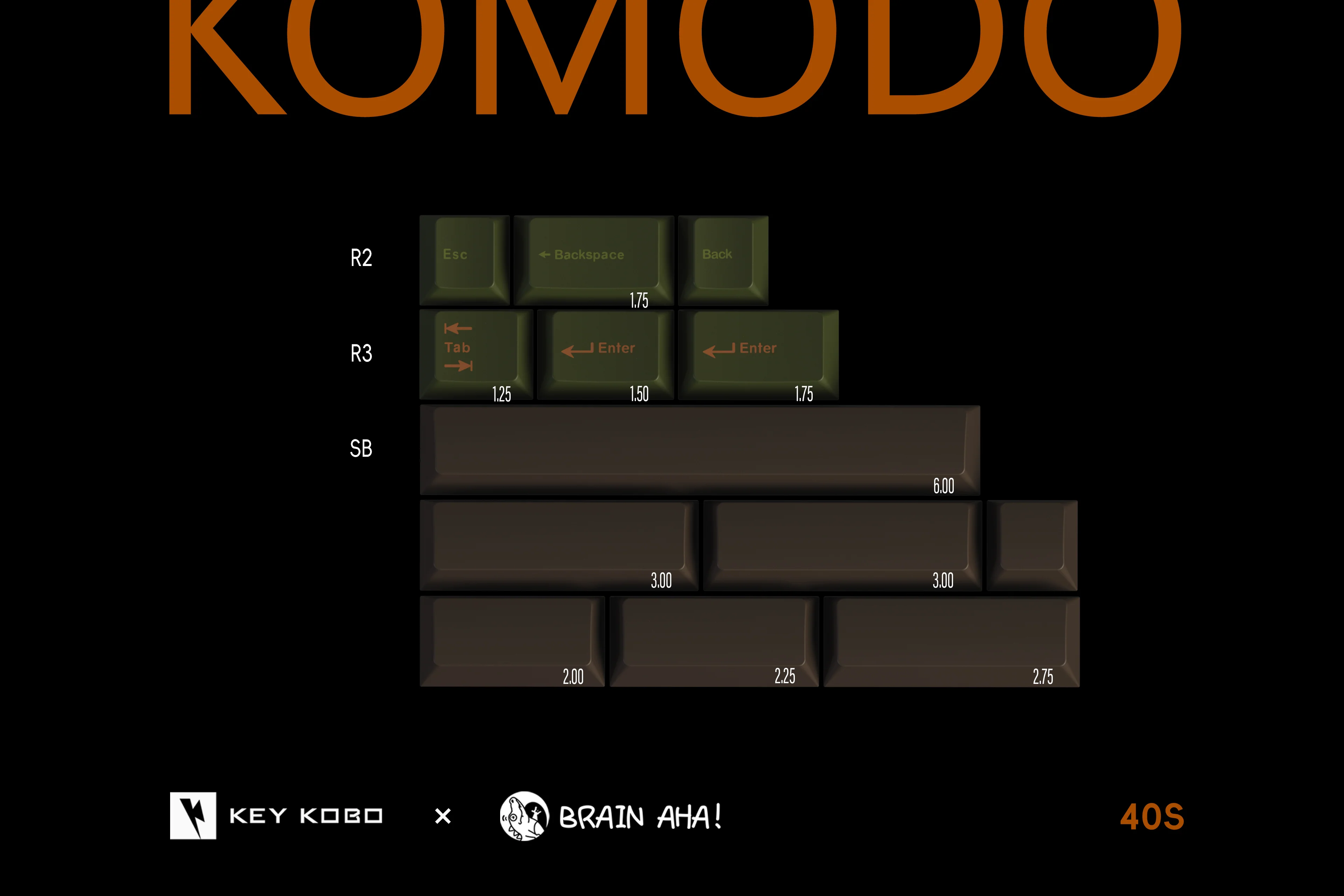 KEYKOBO KOMODO ABS DOUBLE-SHOT KEYCAP SET - Image 19