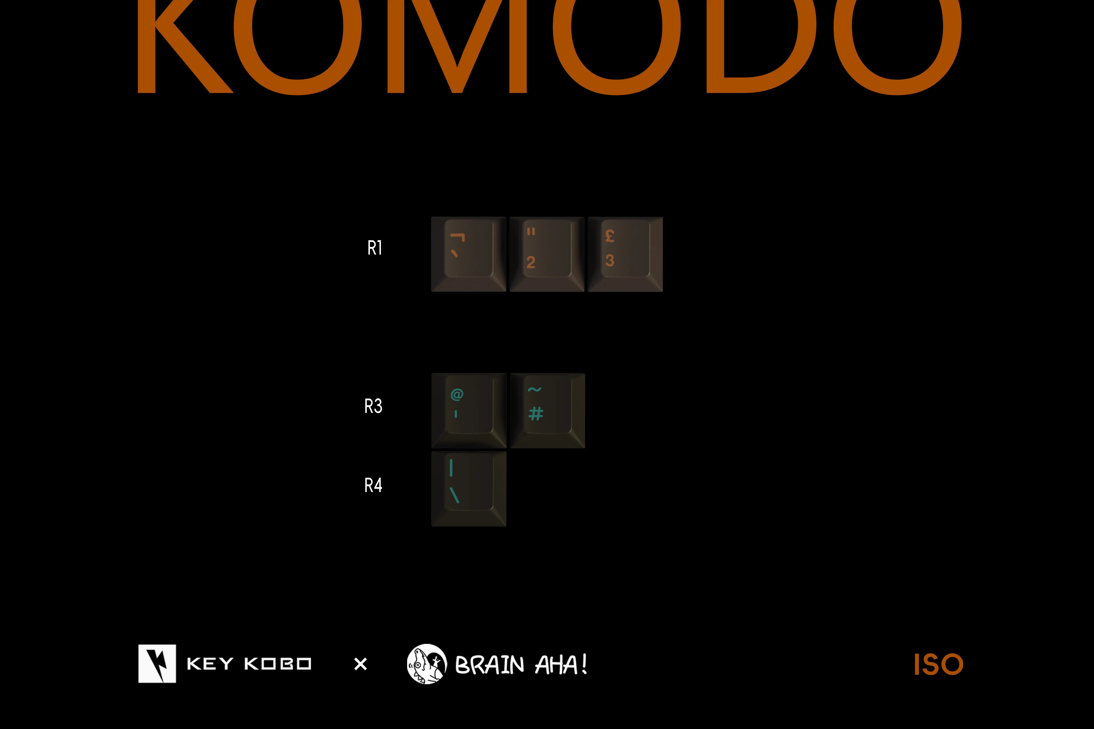 KEYKOBO KOMODO ABS DOUBLE-SHOT KEYCAP SET - Image 20