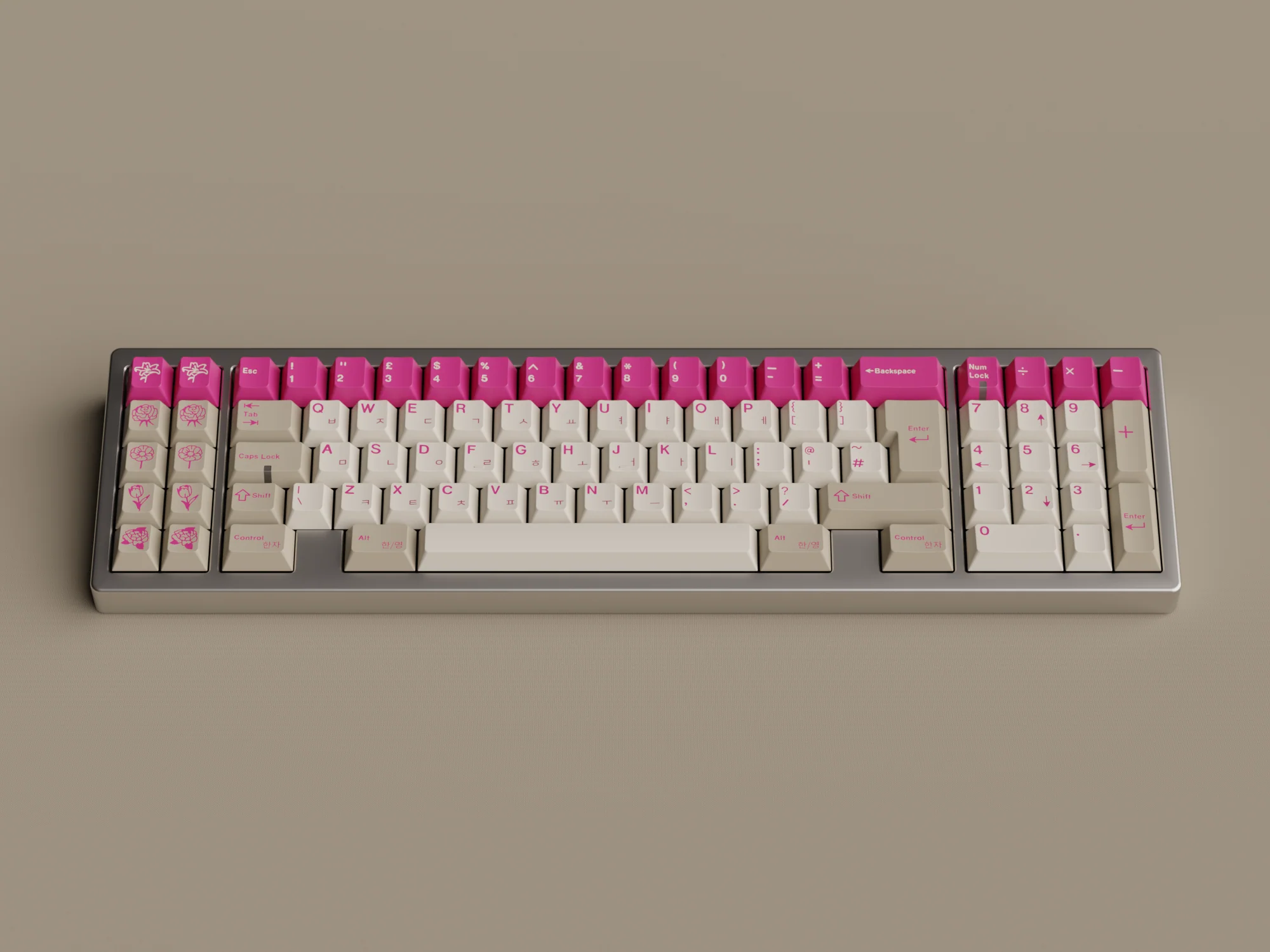 KEYKOBO LILIES OF THE VALLEY ABS DOUBLE-SHOT KEYCAP SET (Instock)