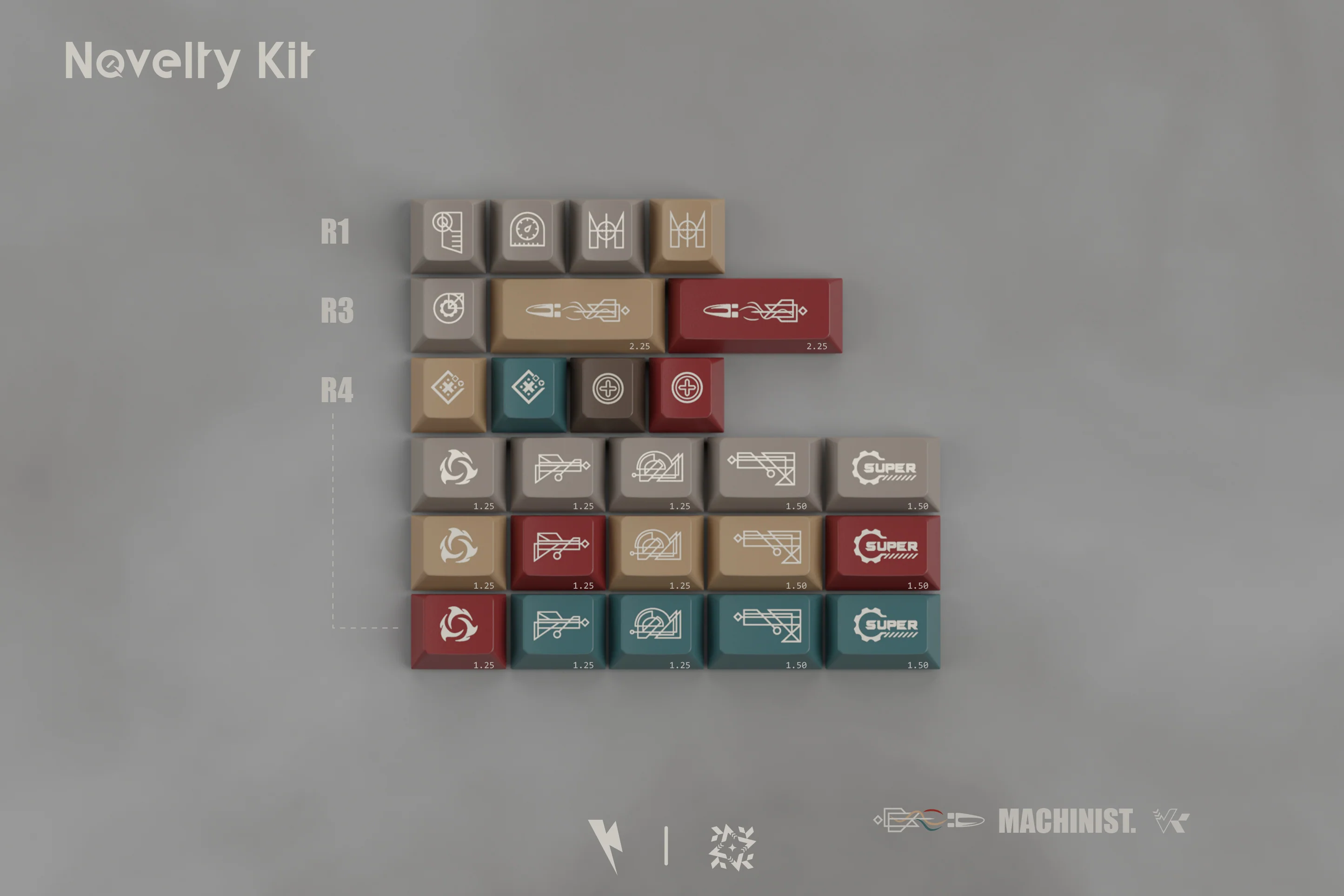 KEYKOBO MACHINIST KEYCAP SET - Image 25