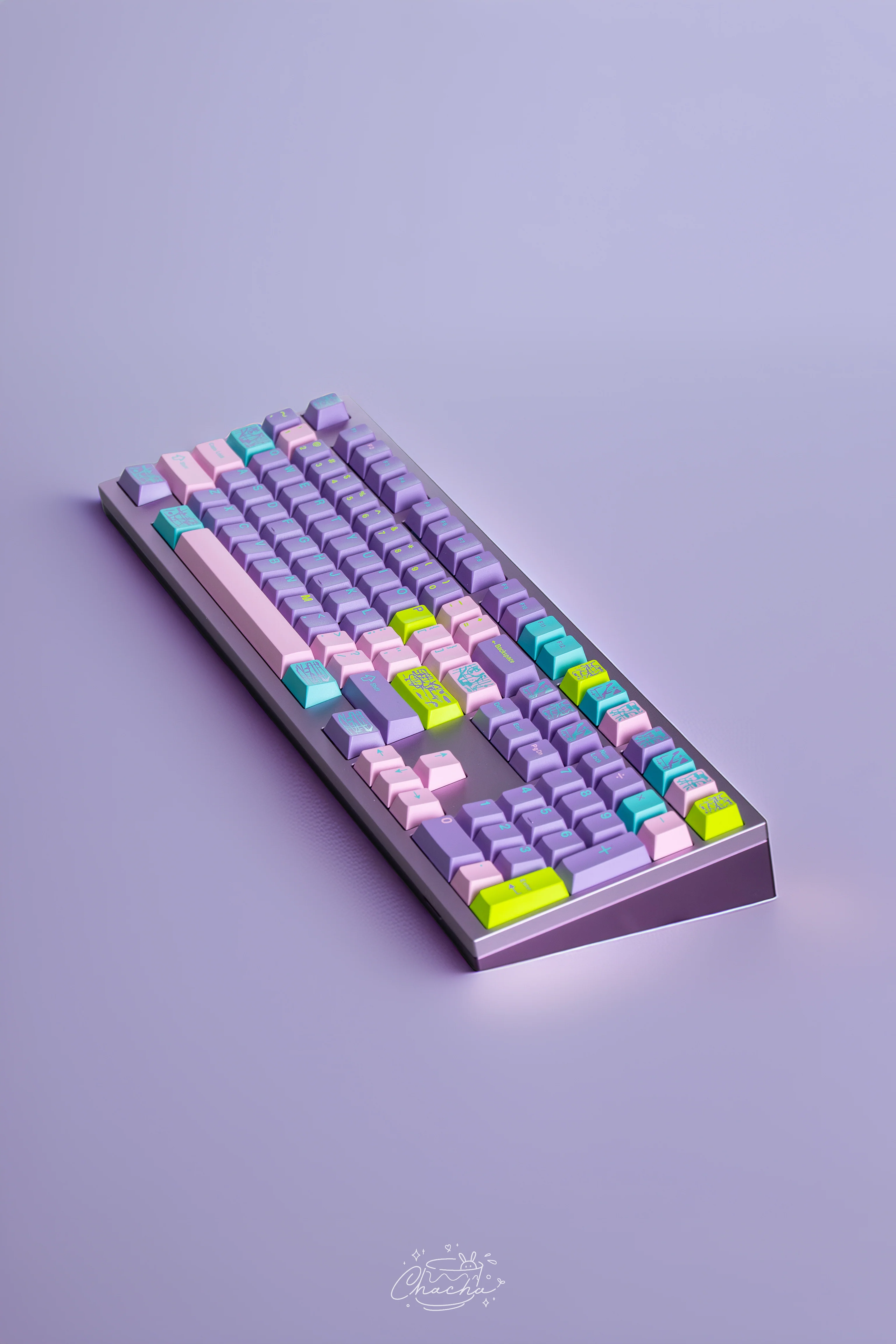 KEYKOBO MONET'S PSYCHEDELIC ABS DOUBLE-SHOT KEYCAP SET - Image 4