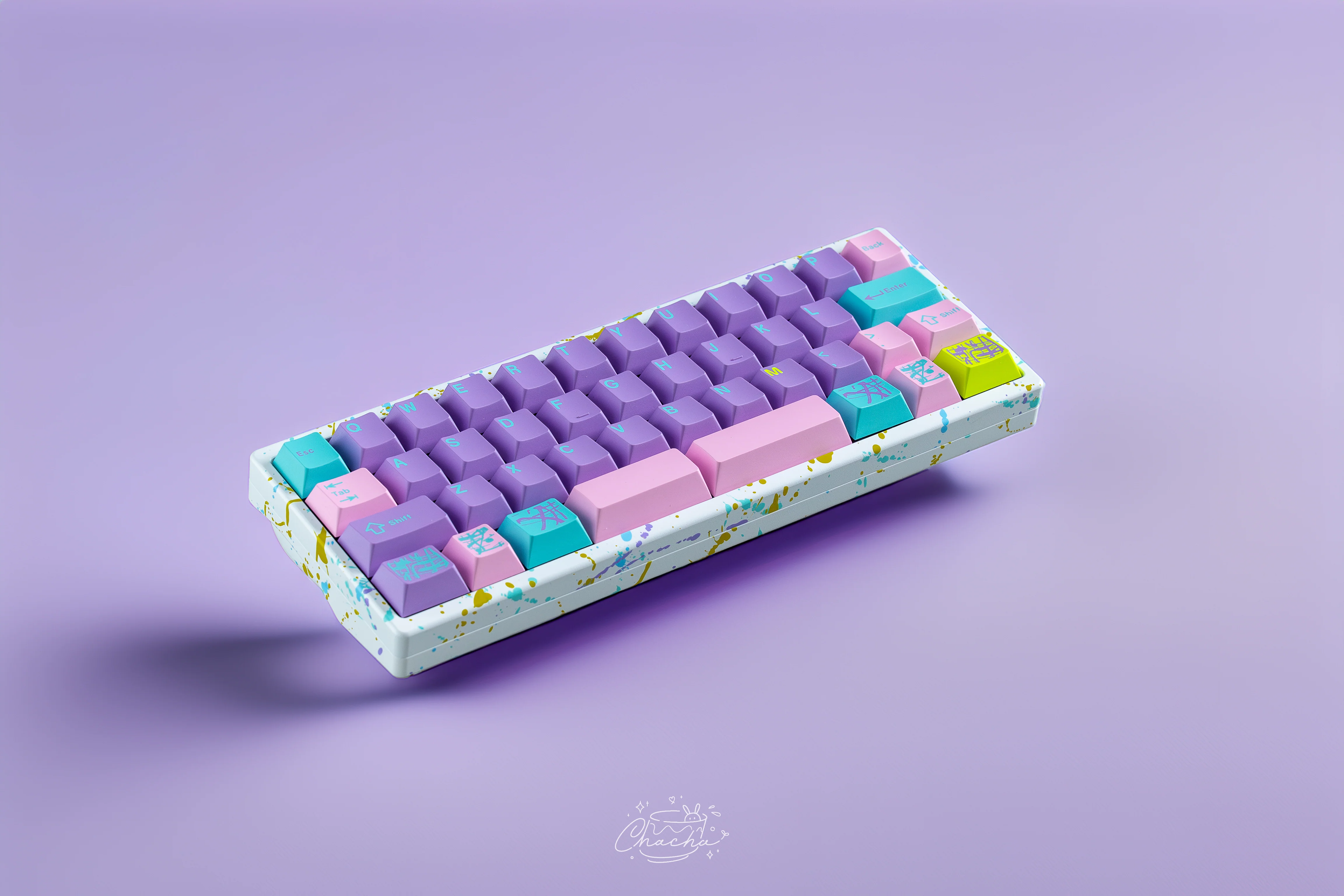 KEYKOBO MONET'S PSYCHEDELIC ABS DOUBLE-SHOT KEYCAP SET - Image 6