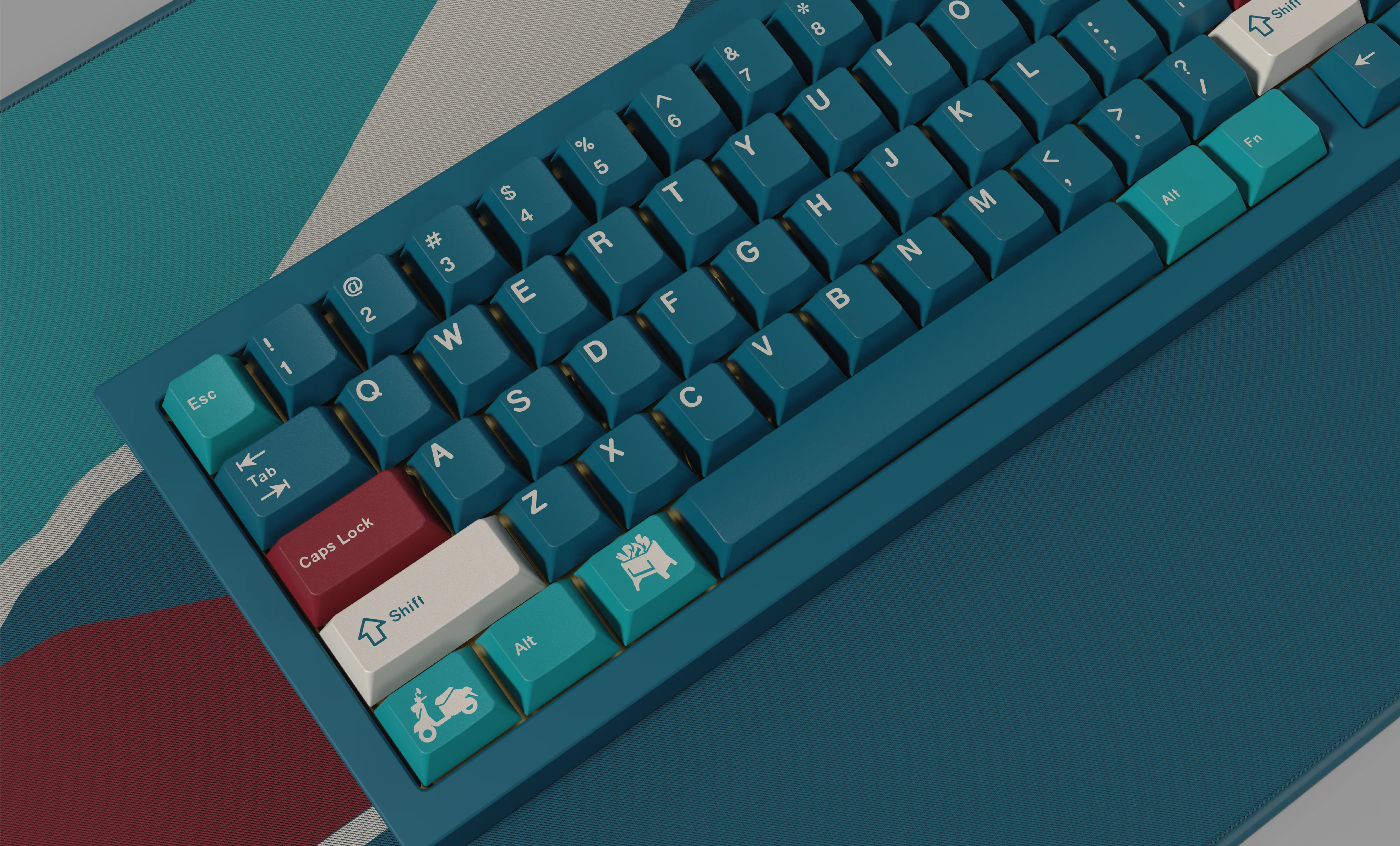 KEYKOBO MOTOSU LAKE ABS DOUBLE-SHOT KEYCAP SET R2 - Image 2
