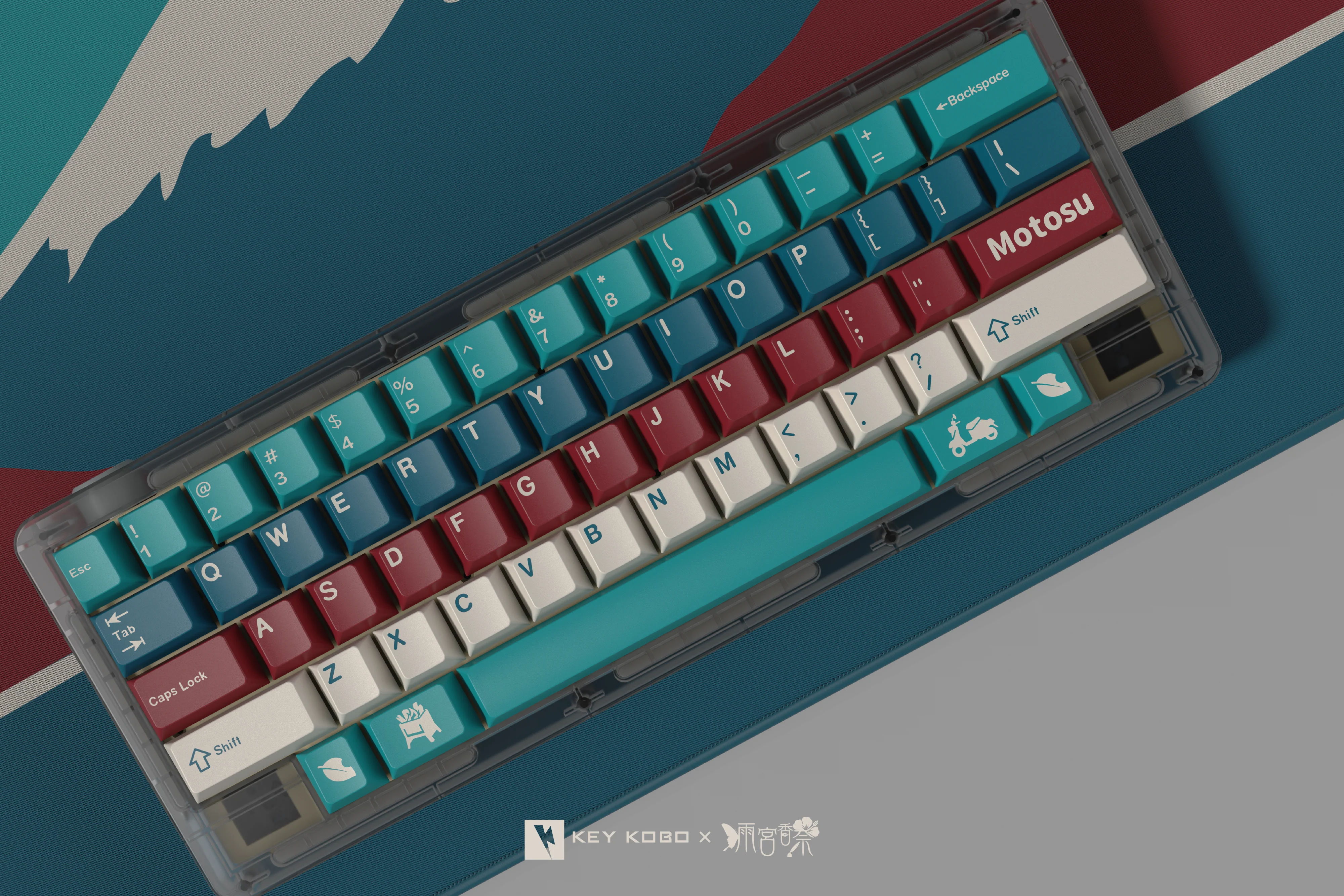 KEYKOBO MOTOSU LAKE ABS DOUBLE-SHOT KEYCAP SET R2 - Image 3