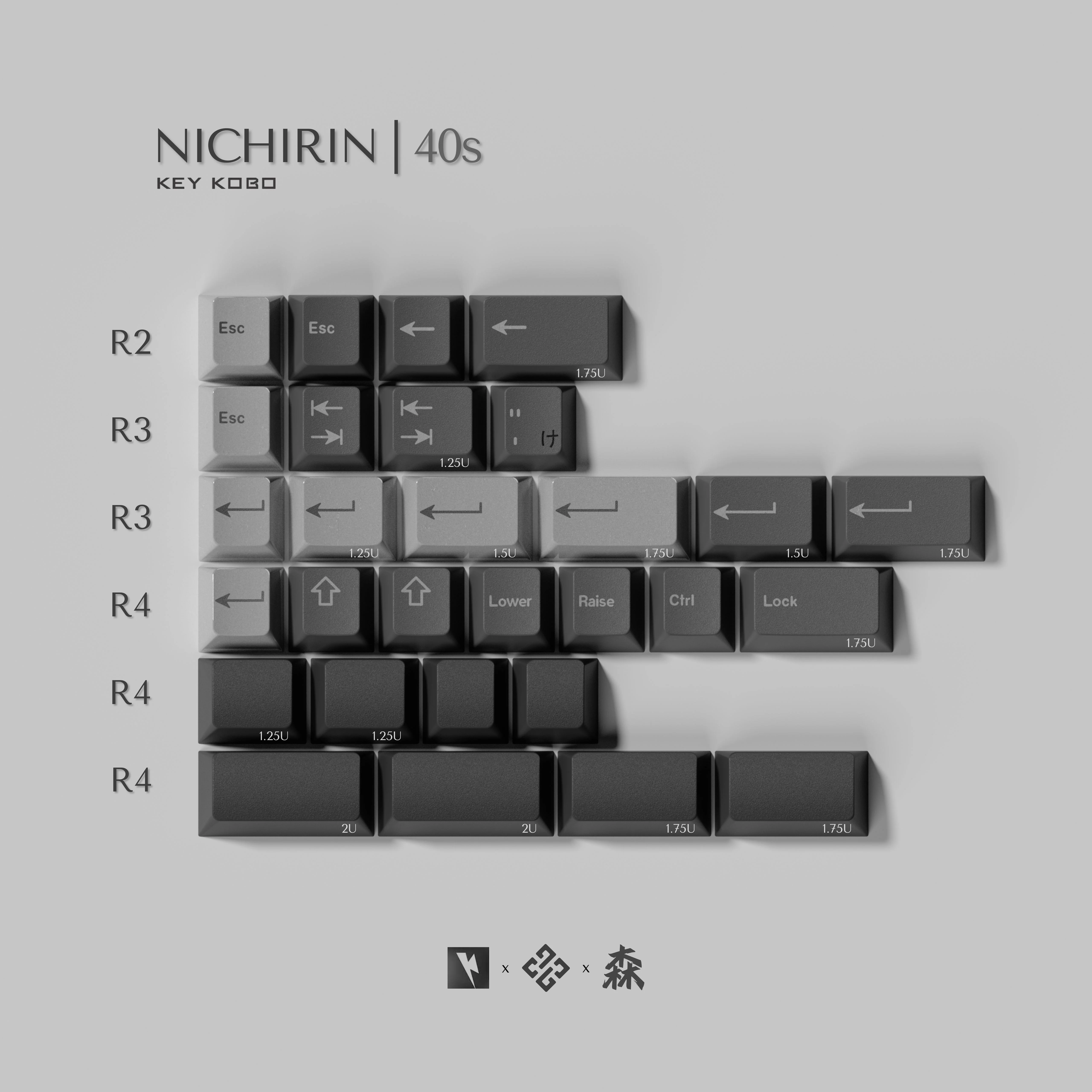 KEYKOBO NICHIRIN ABS TRIPLE-SHOT KEYCAP SET INSTOCK - Image 11