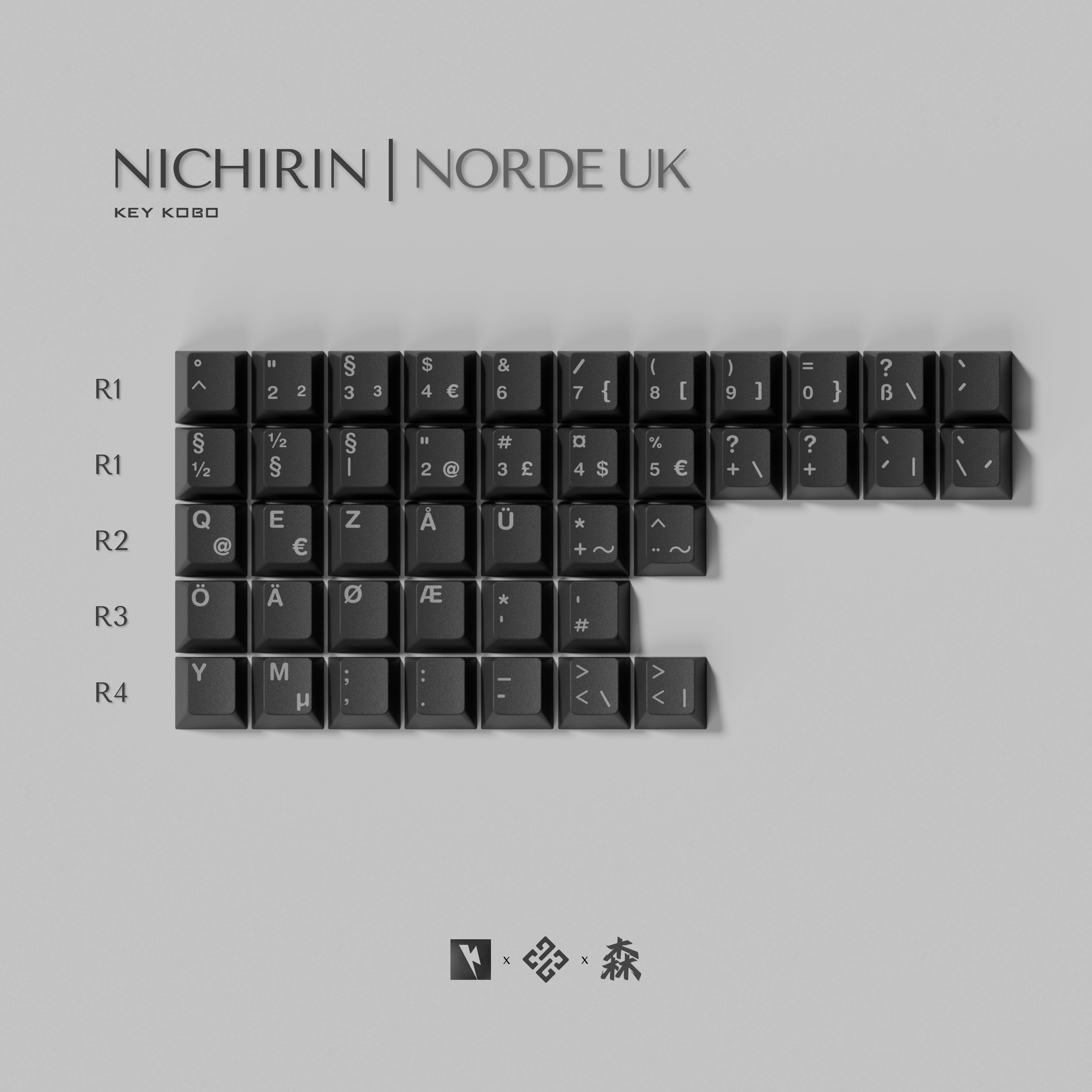 KEYKOBO NICHIRIN ABS TRIPLE-SHOT KEYCAP SET INSTOCK - Image 12