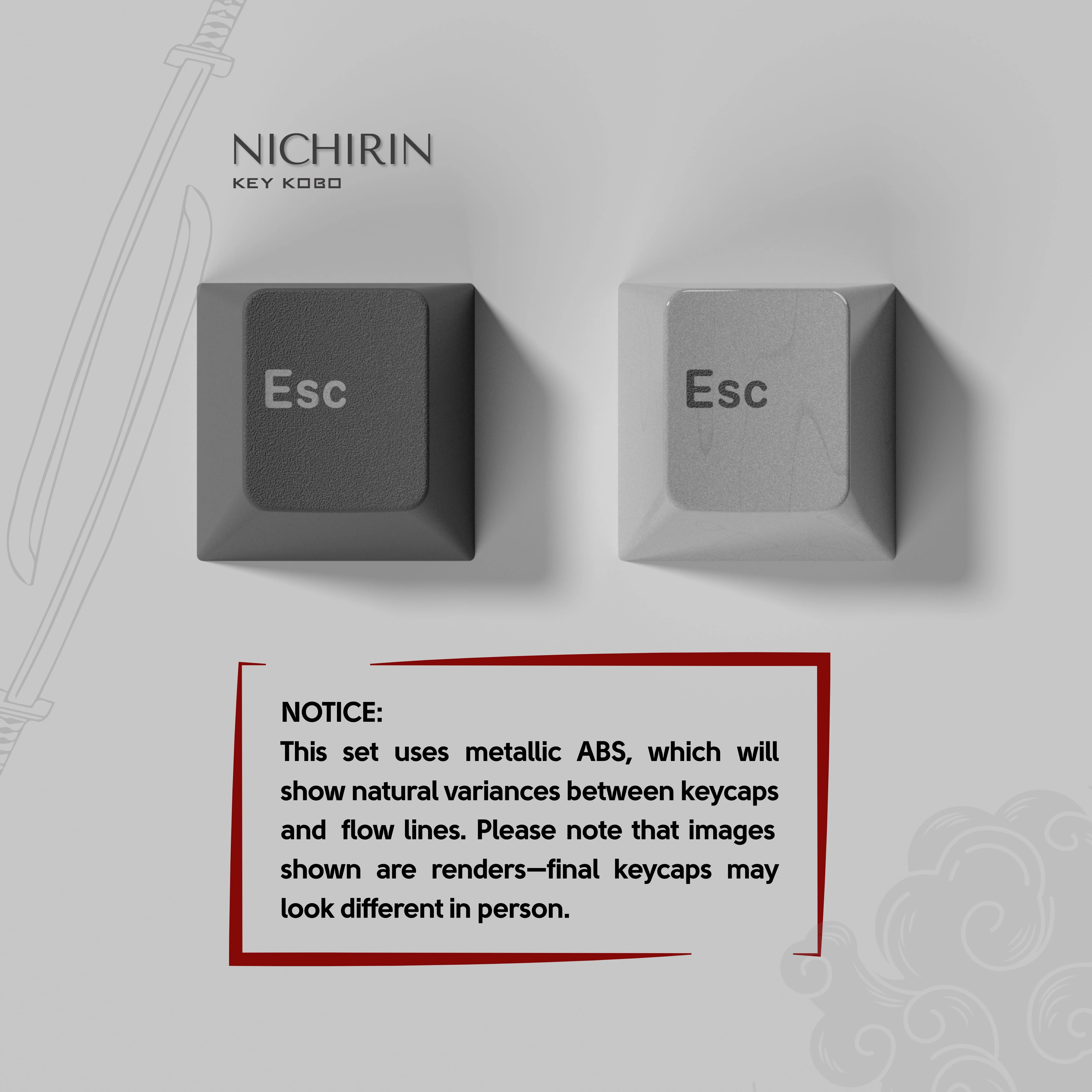 KEYKOBO NICHIRIN ABS TRIPLE-SHOT KEYCAP SET INSTOCK - Image 21