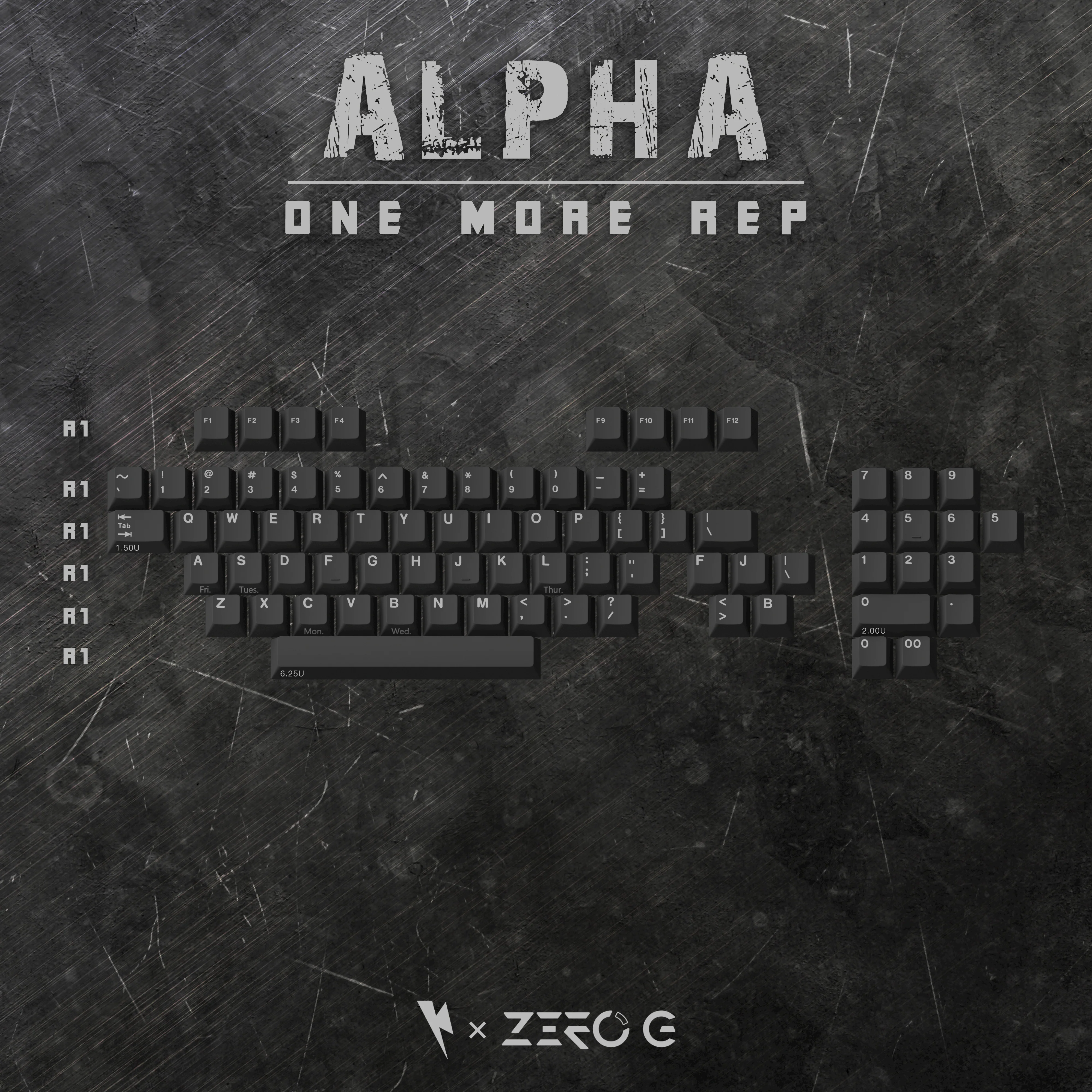 KEYKOBO ONE MORE ABS DOUBLE-SHOT KEYCAP SET - Image 8