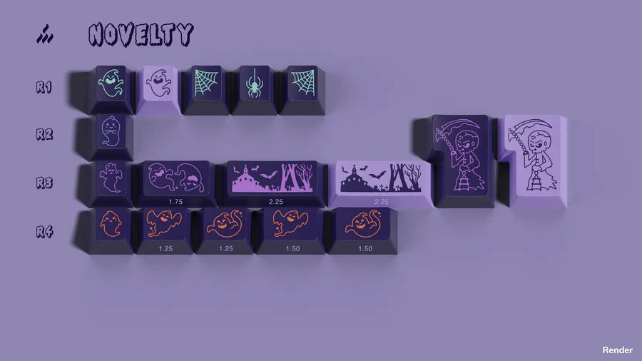 KEYKOBO POLTERGEIST KEYCAP SET - Image 13