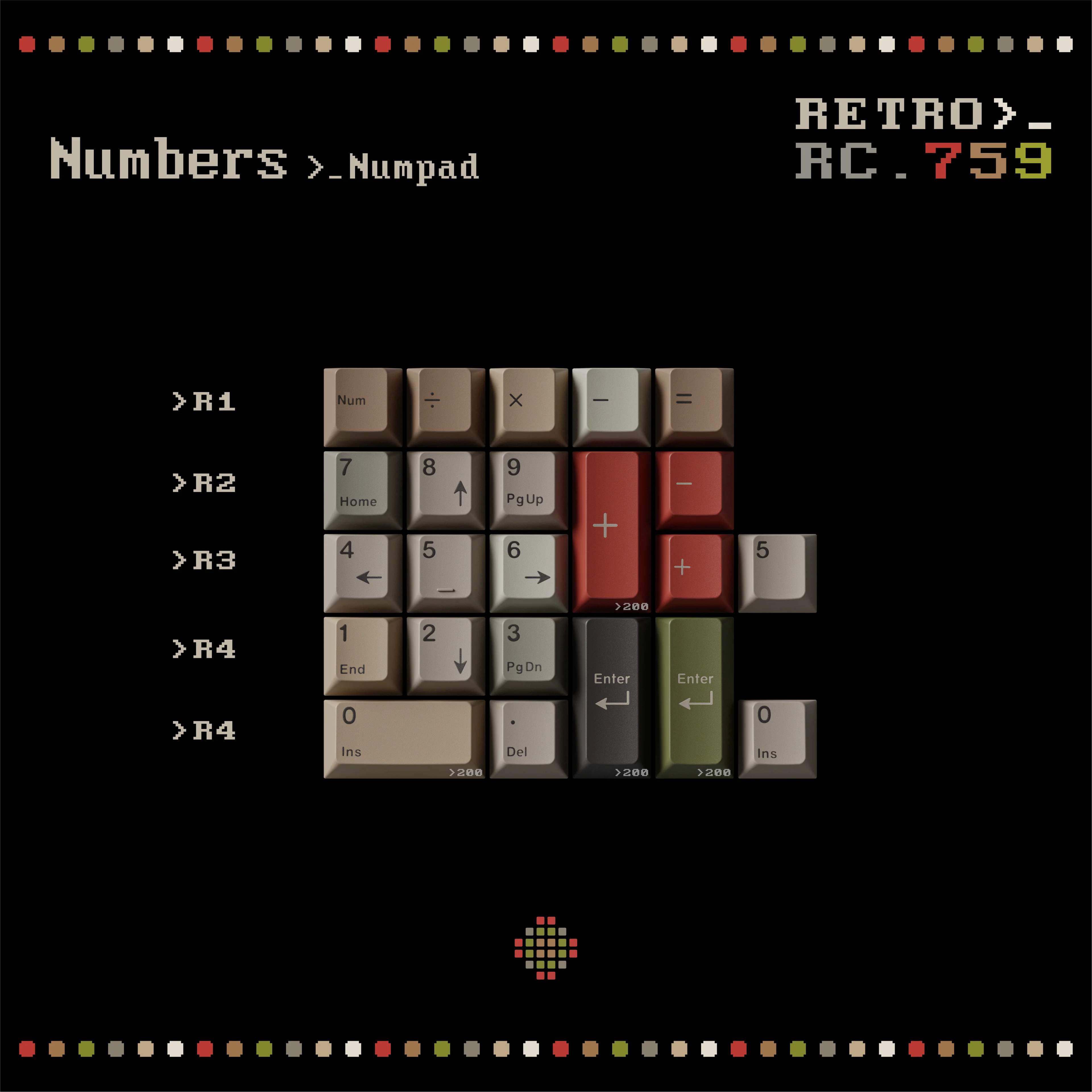 KEYKOBO R.C 759 ABS DOUBLE-SHOT KEYCAP SET PRE-ORDER - Image 10